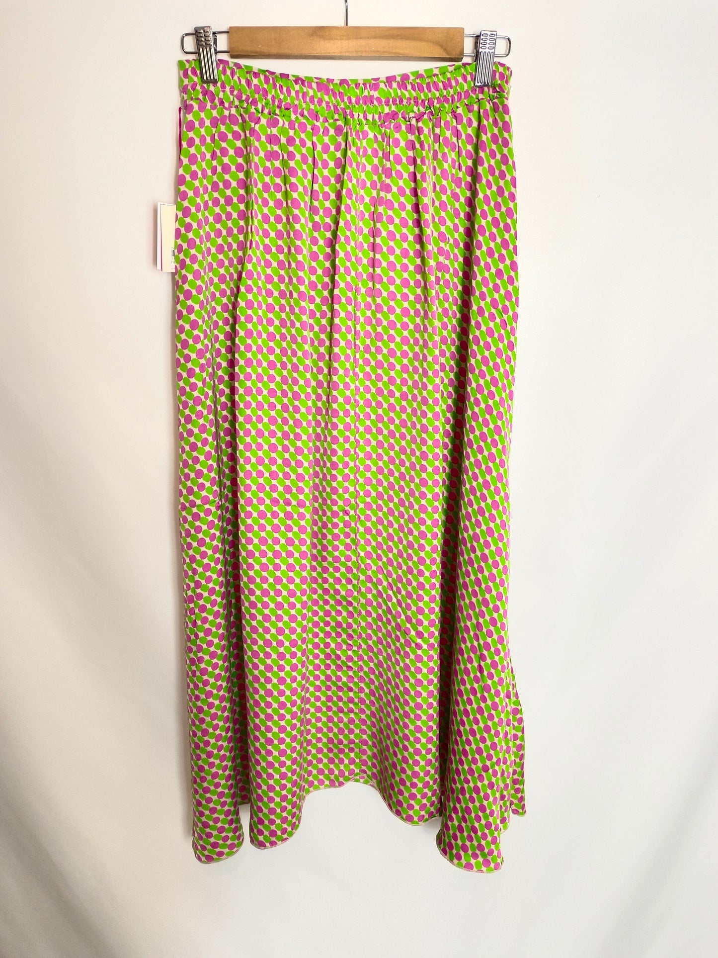 ACUARELA. Falda midi colores T.u (M)