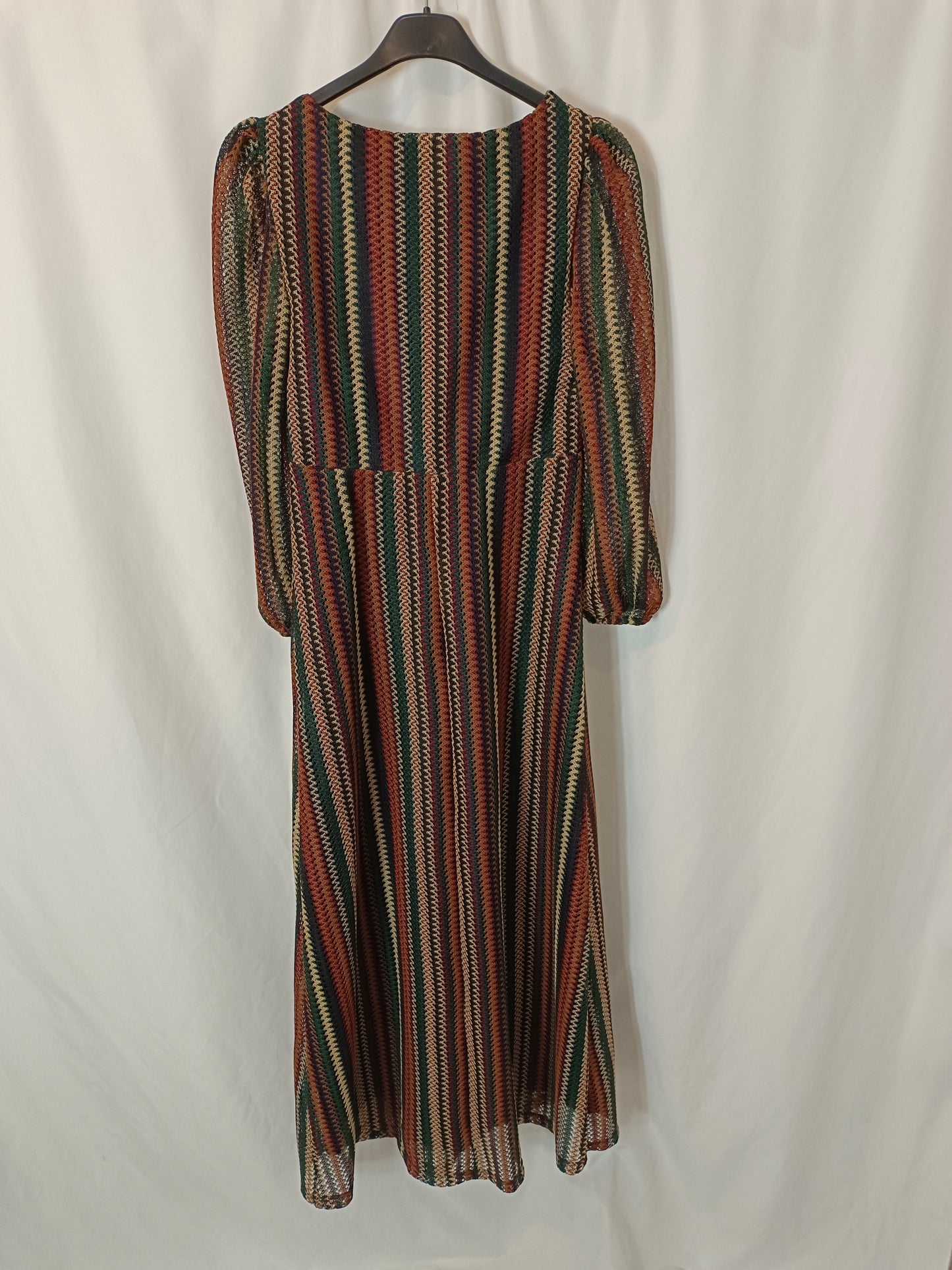 SPRINGFIELD. Vestido largo hilos colores T S