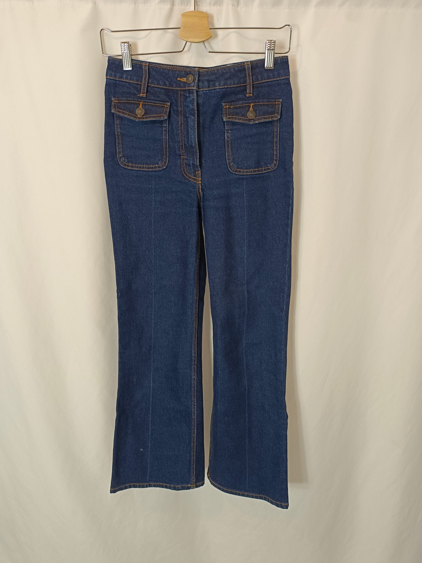 H&M. Straight-leg trousers with pockets, size 36