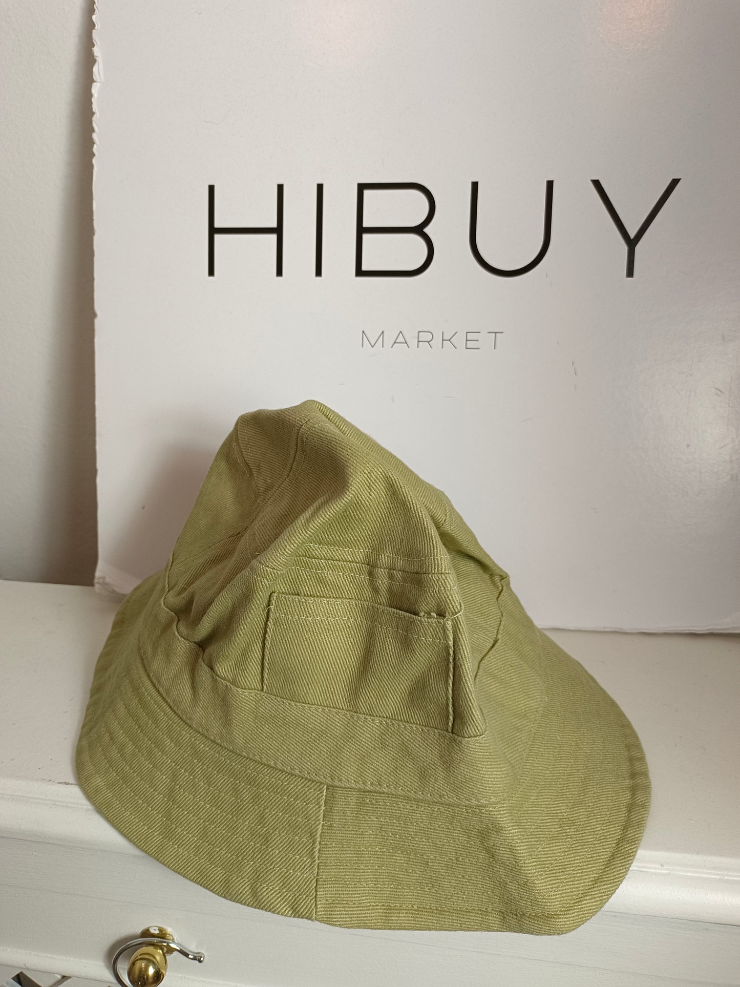 OTRASE. Bucket denim verde