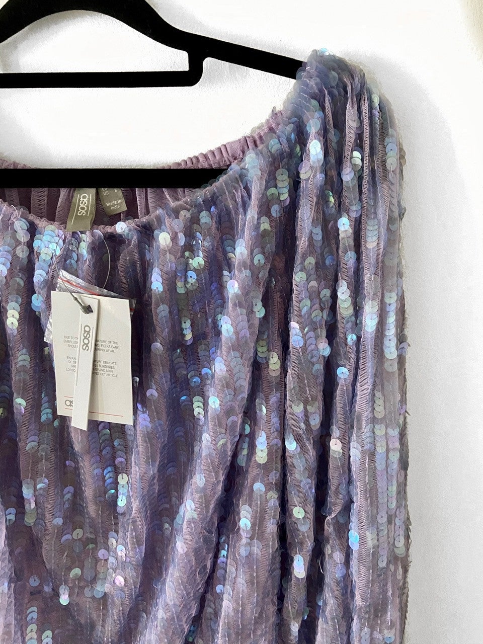 ASOS. Body lentejuelas T.38