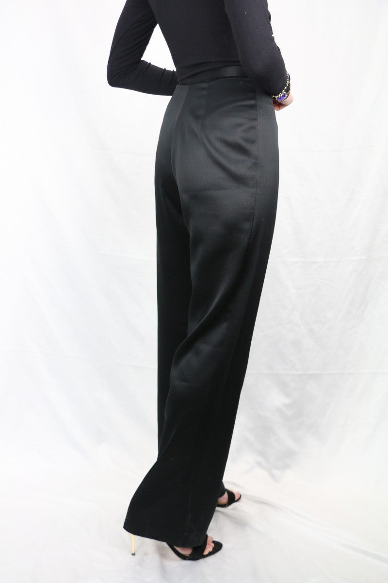 HERMES GOVANTES. Black trousers size 40