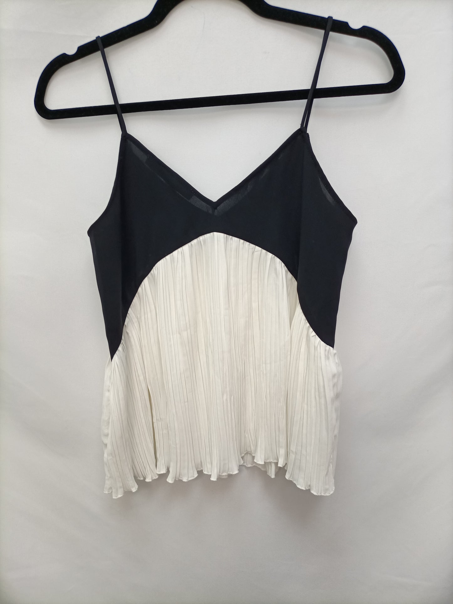ZARA. Top plisado bicilor T.s