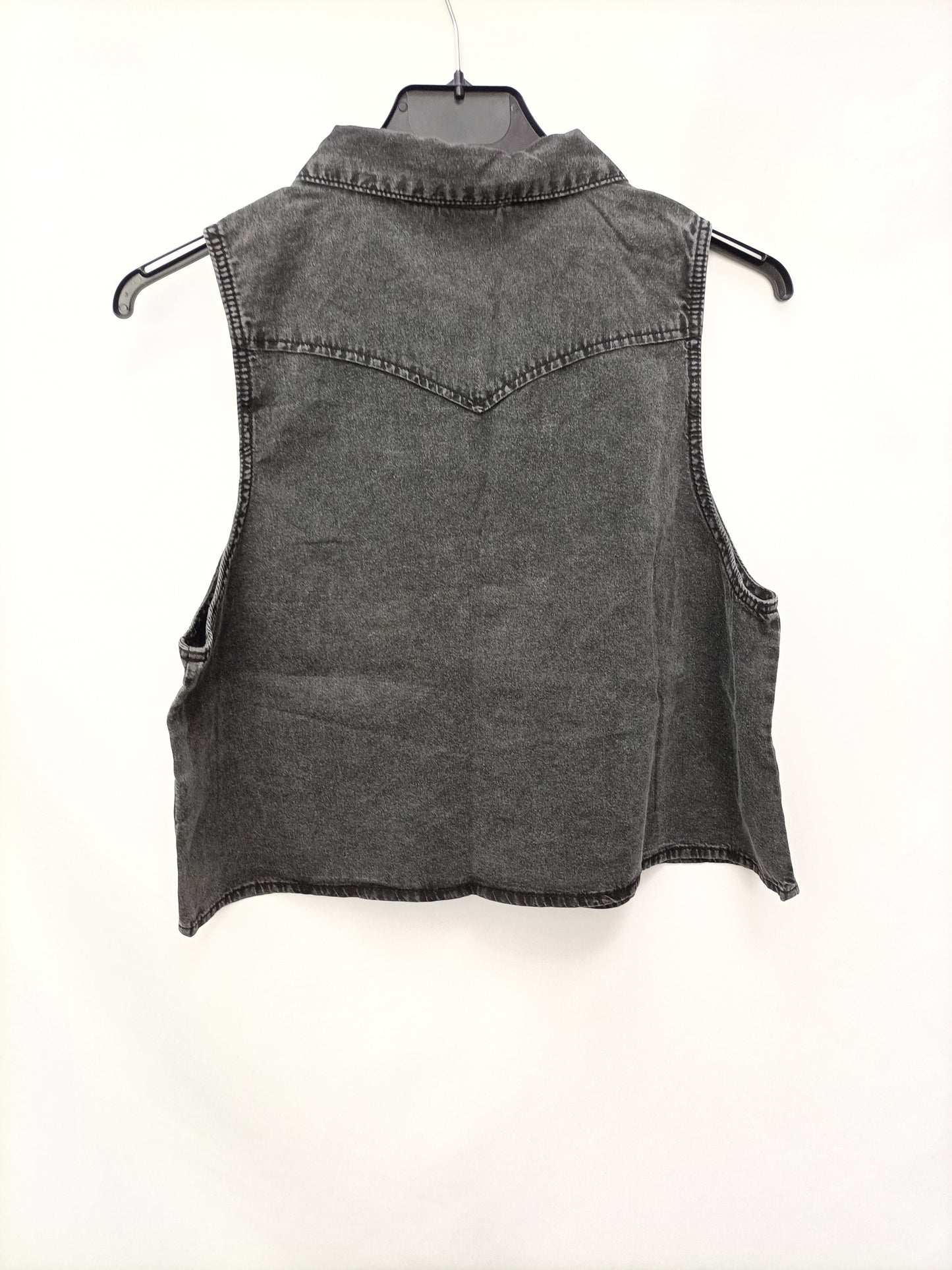 H&M. Grey denim top size 36