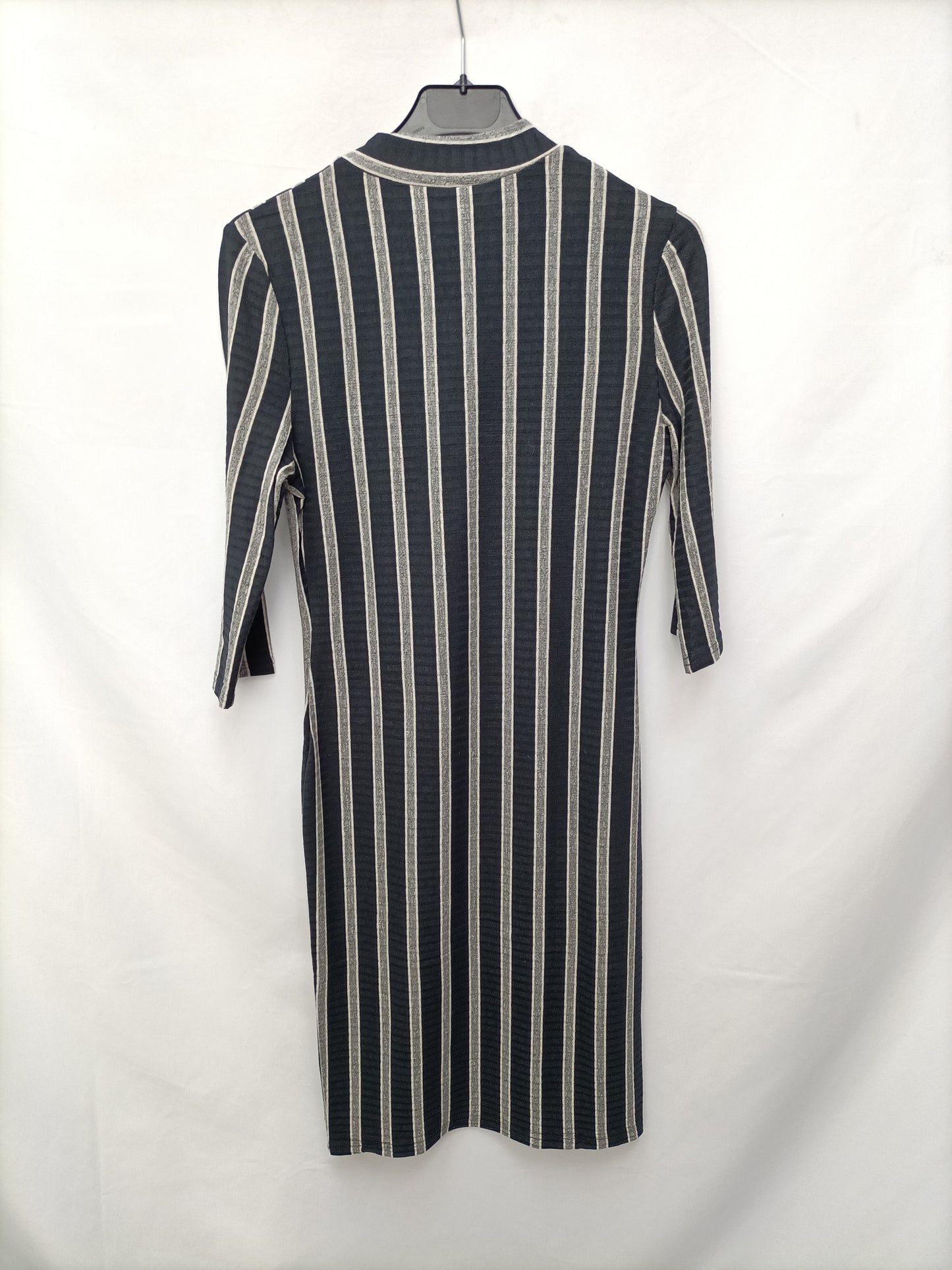 PRIMARK. Vestido elástico rayas T.38