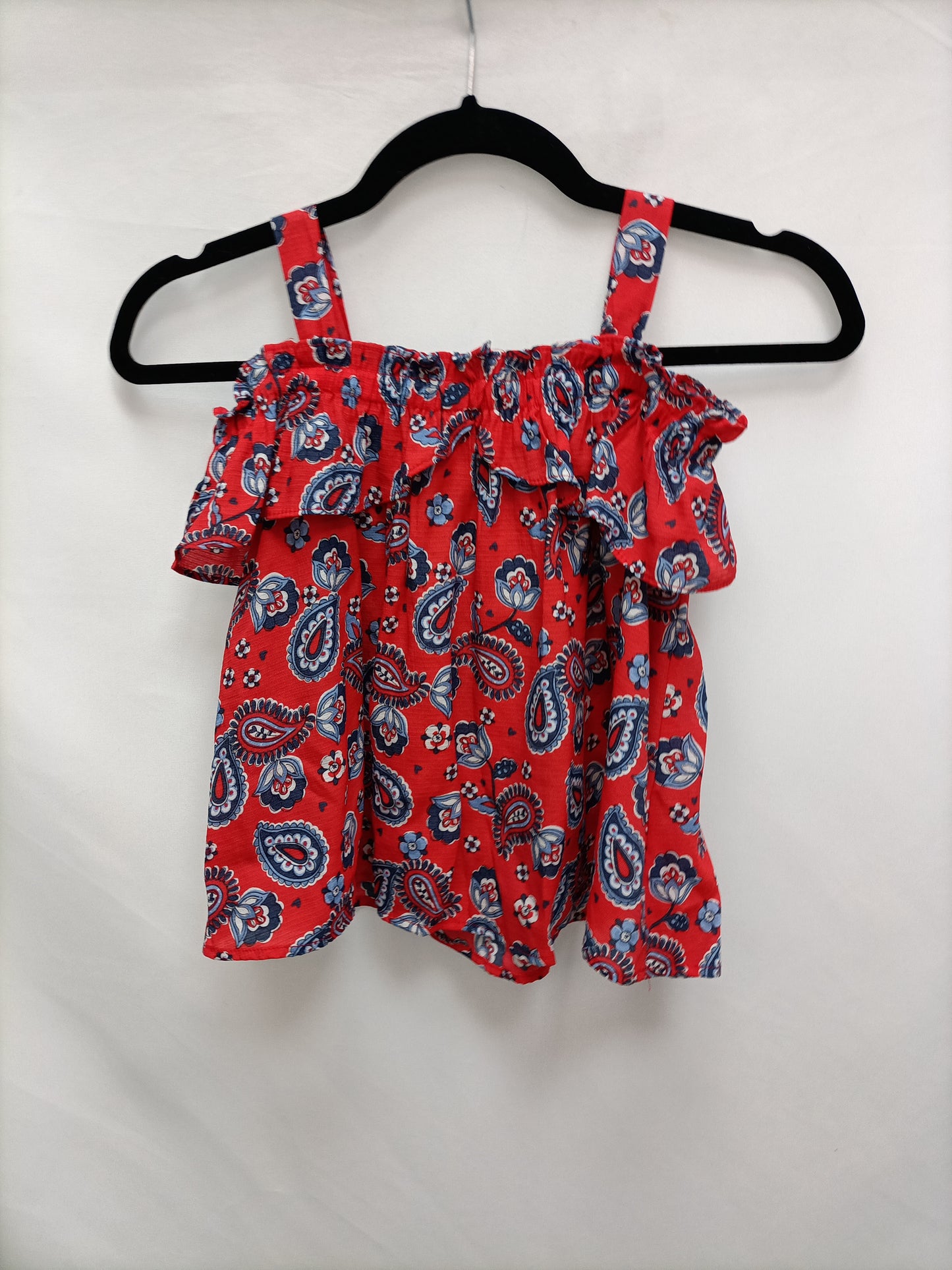 MAYORAL. Blusa roja amebas T.9