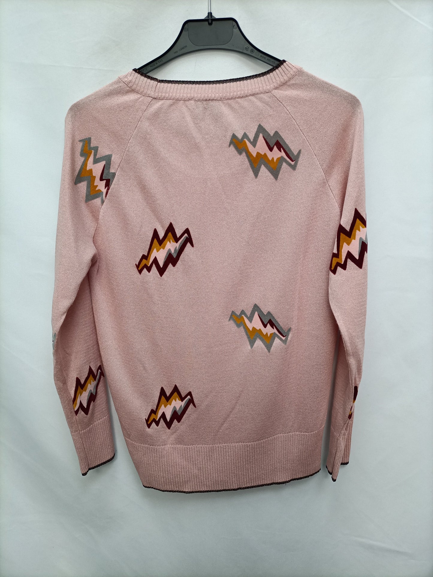 BIMBA Y LOLA. Pink T-shirt with lightning bolts