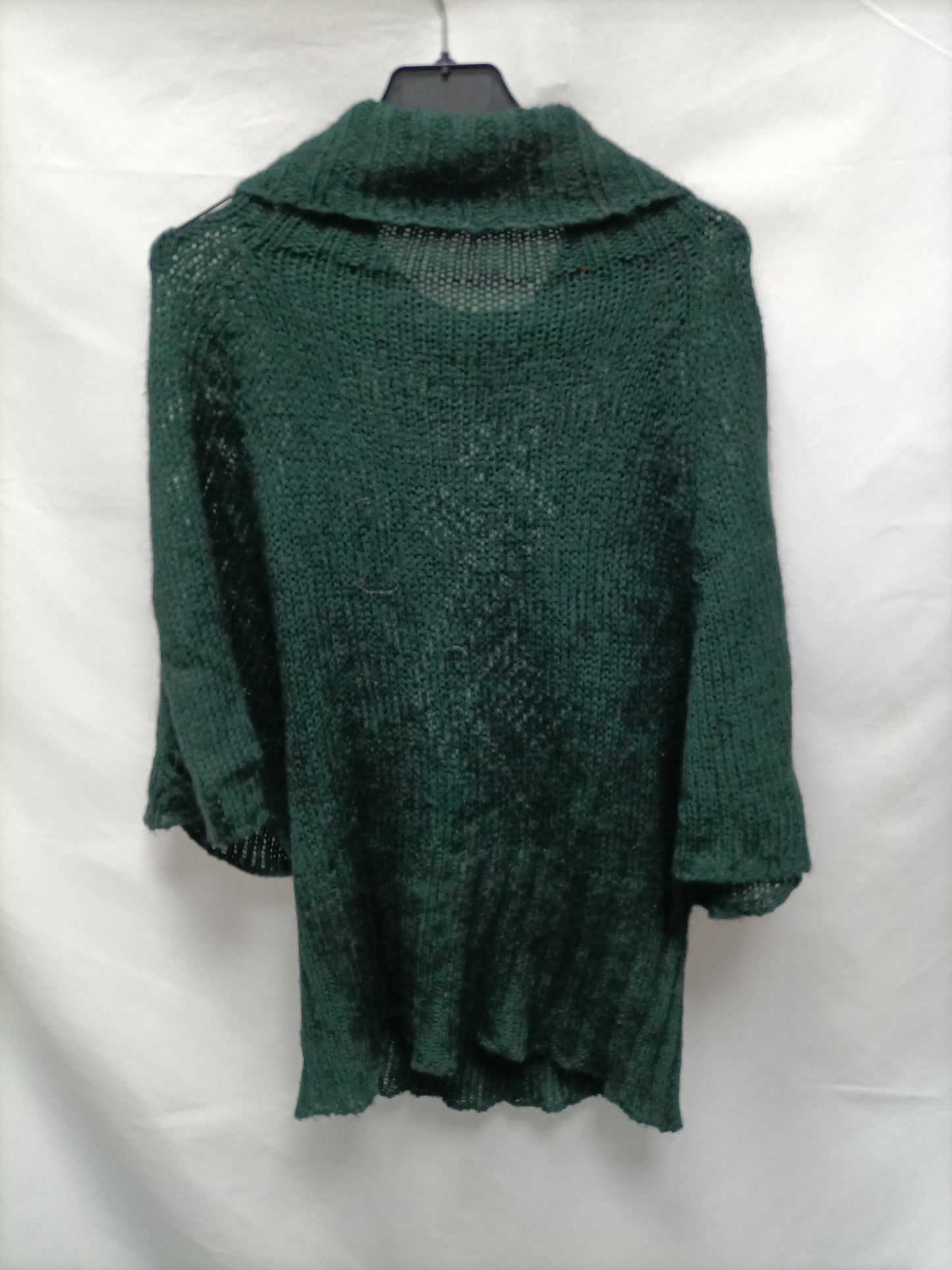 OTRAS. Jersey verde estilo poncho T.u (m).