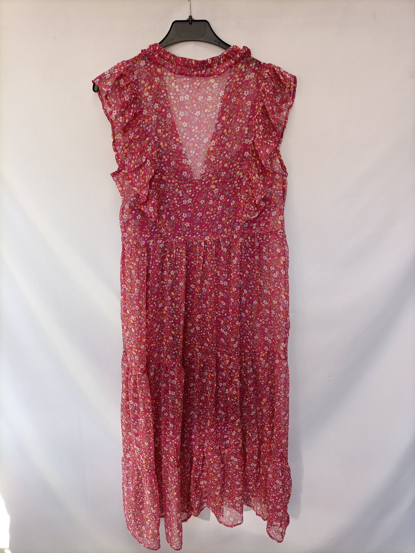 LEFTIES. Long floral dress T. s