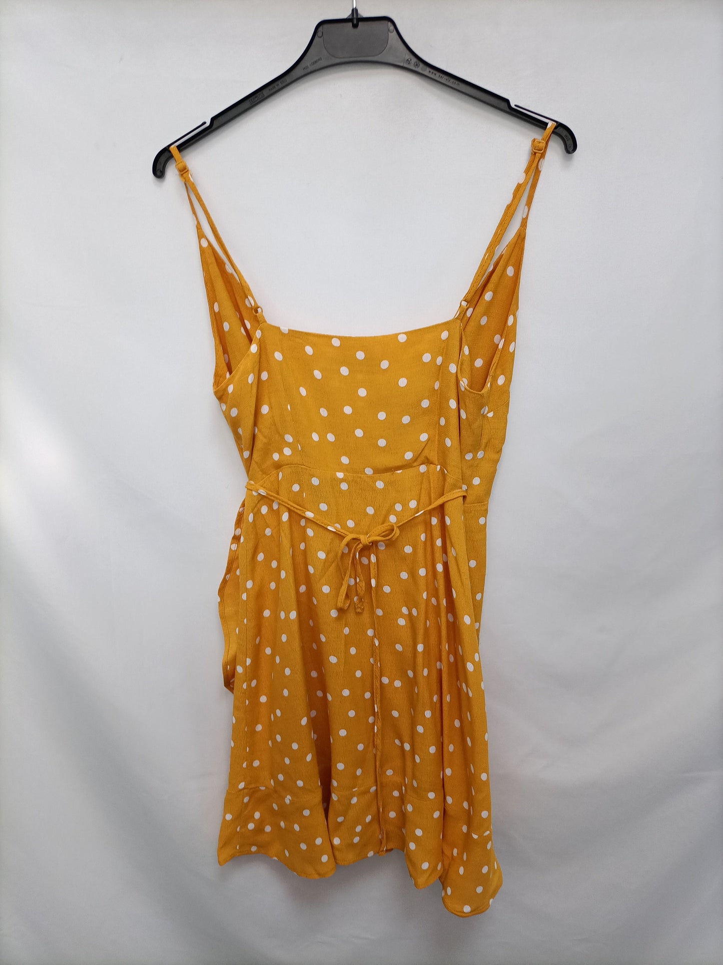 BERSHKA. Vestido lunares T.s