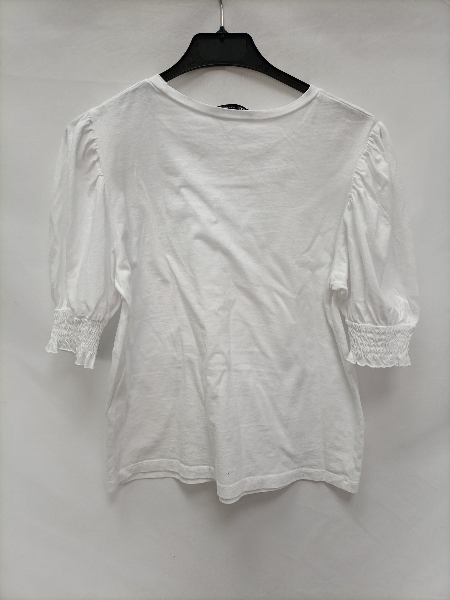 ZARA. Camiseta blanca básica T.m