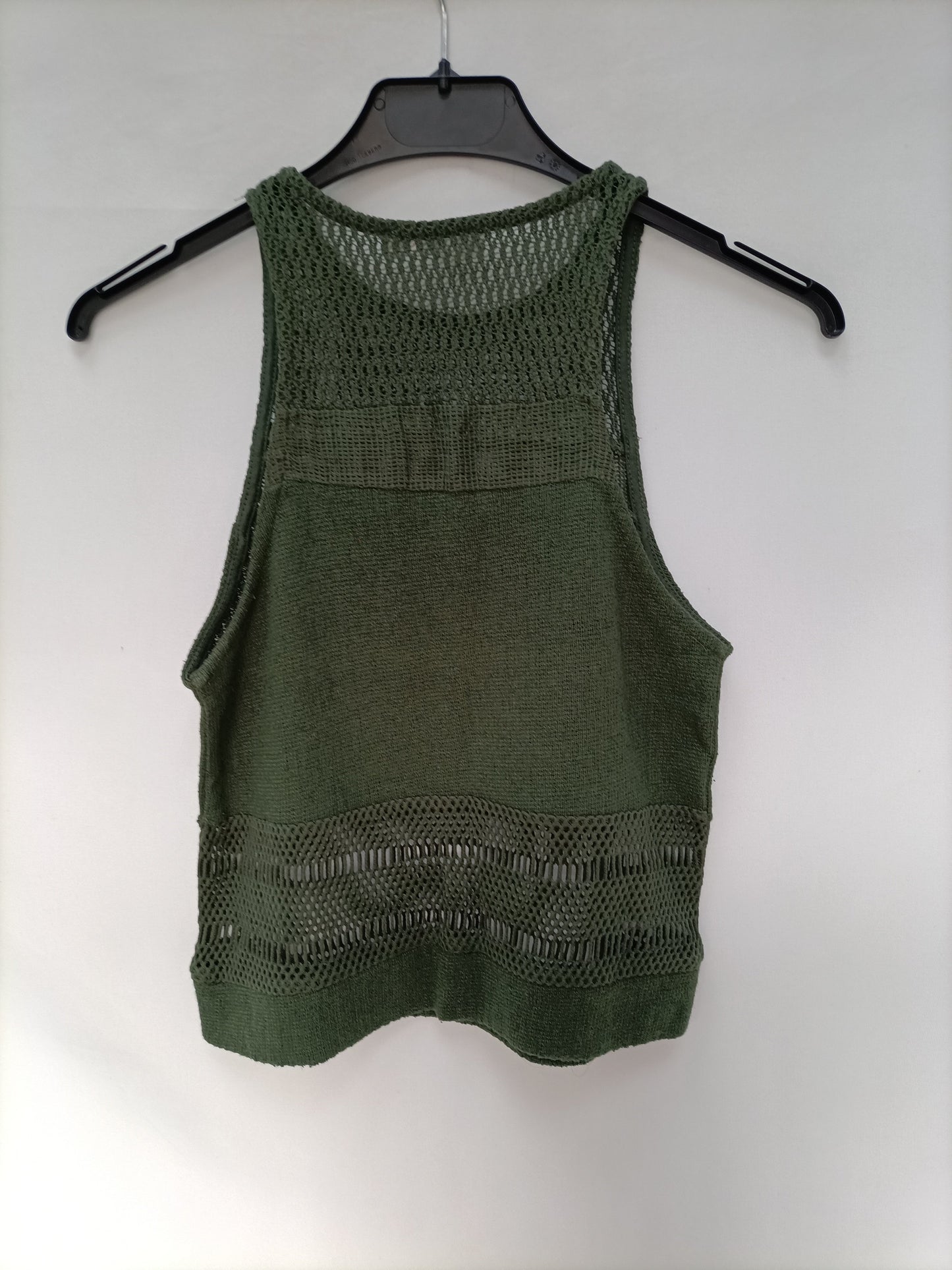 MANGO. Green Ts knit top
