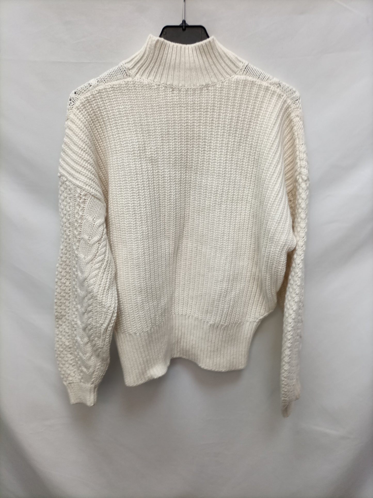 SEZANE. Textured beige sweater Ts