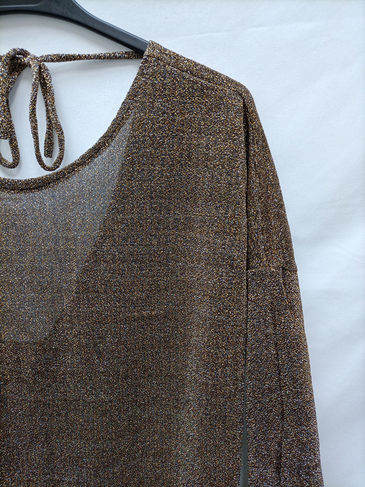 SFERA. Camiseta de purpurina T.s