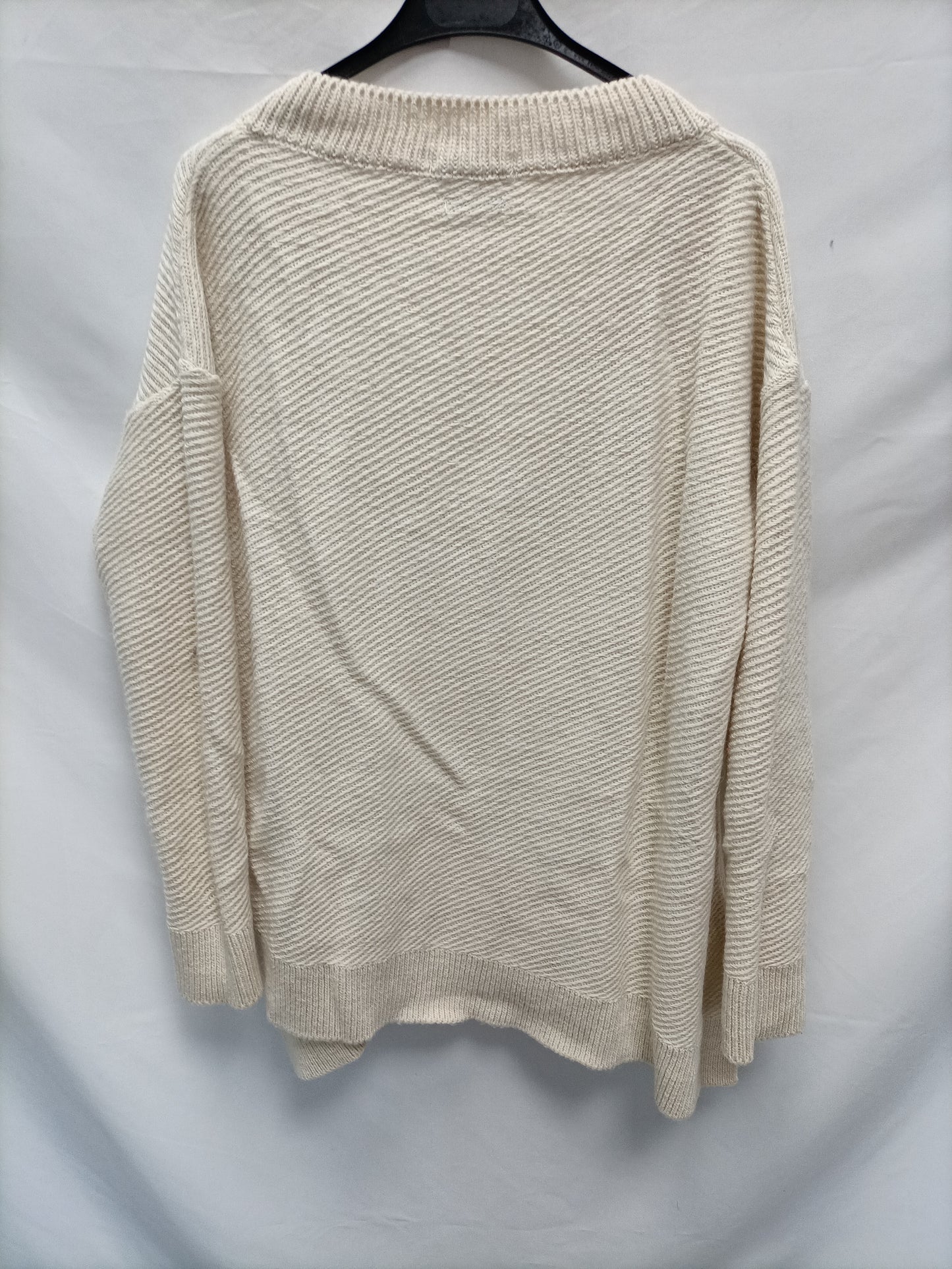 ZARA. Jersey beiges oversized T.m