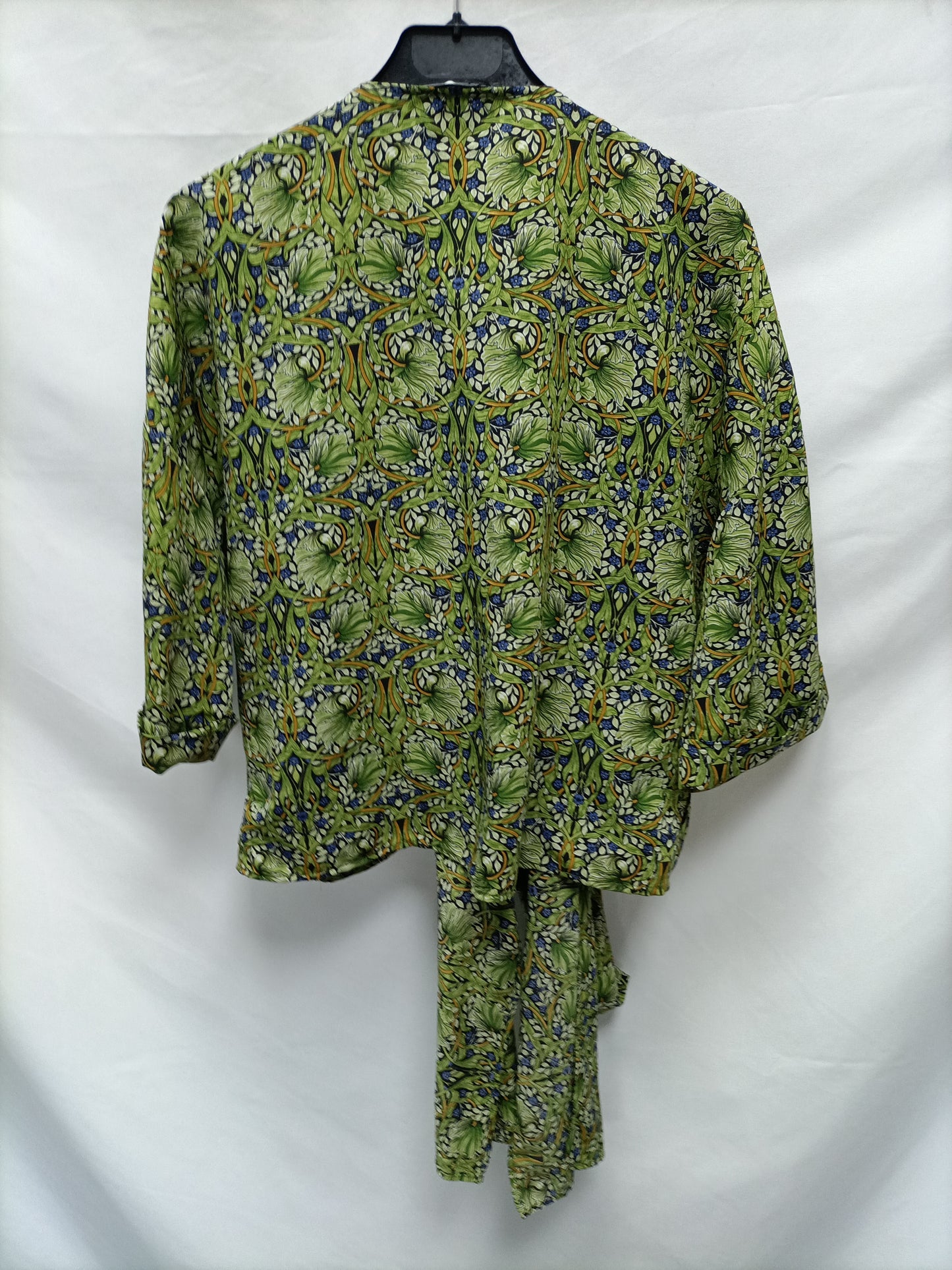 MANGO. Top anudado flores T.m