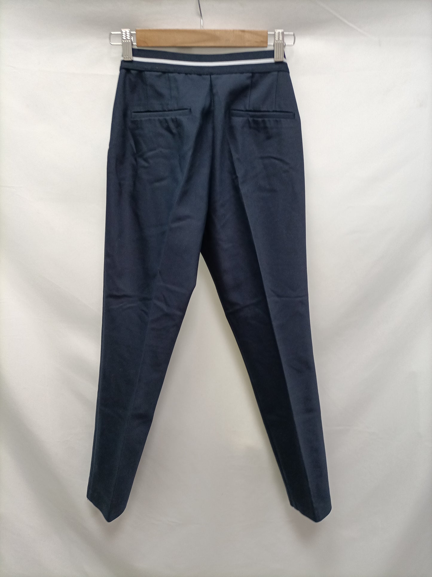 ZARA. Pantalón azul de vestir T.s