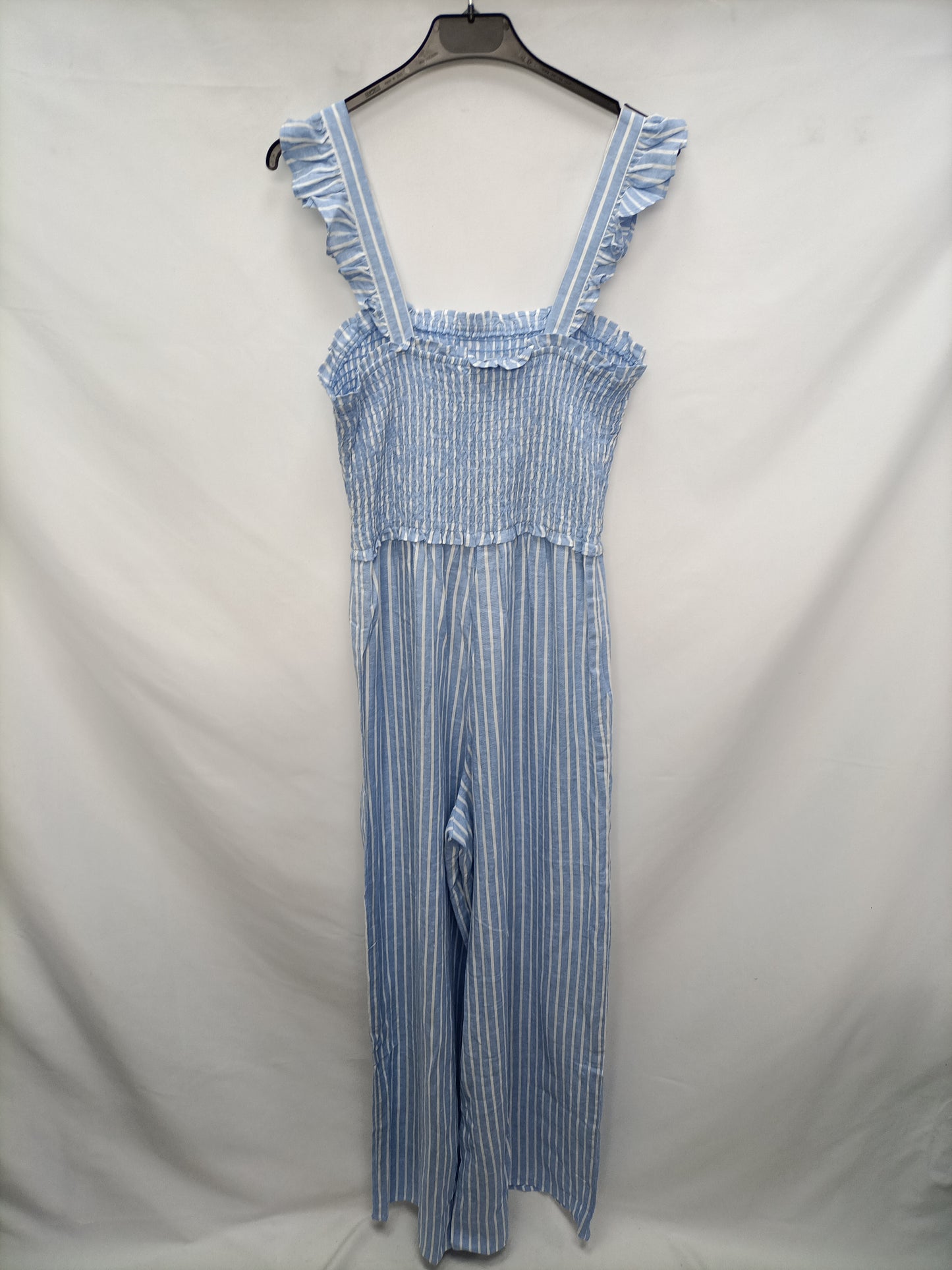 H&M. Striped fluid jumpsuit size 38