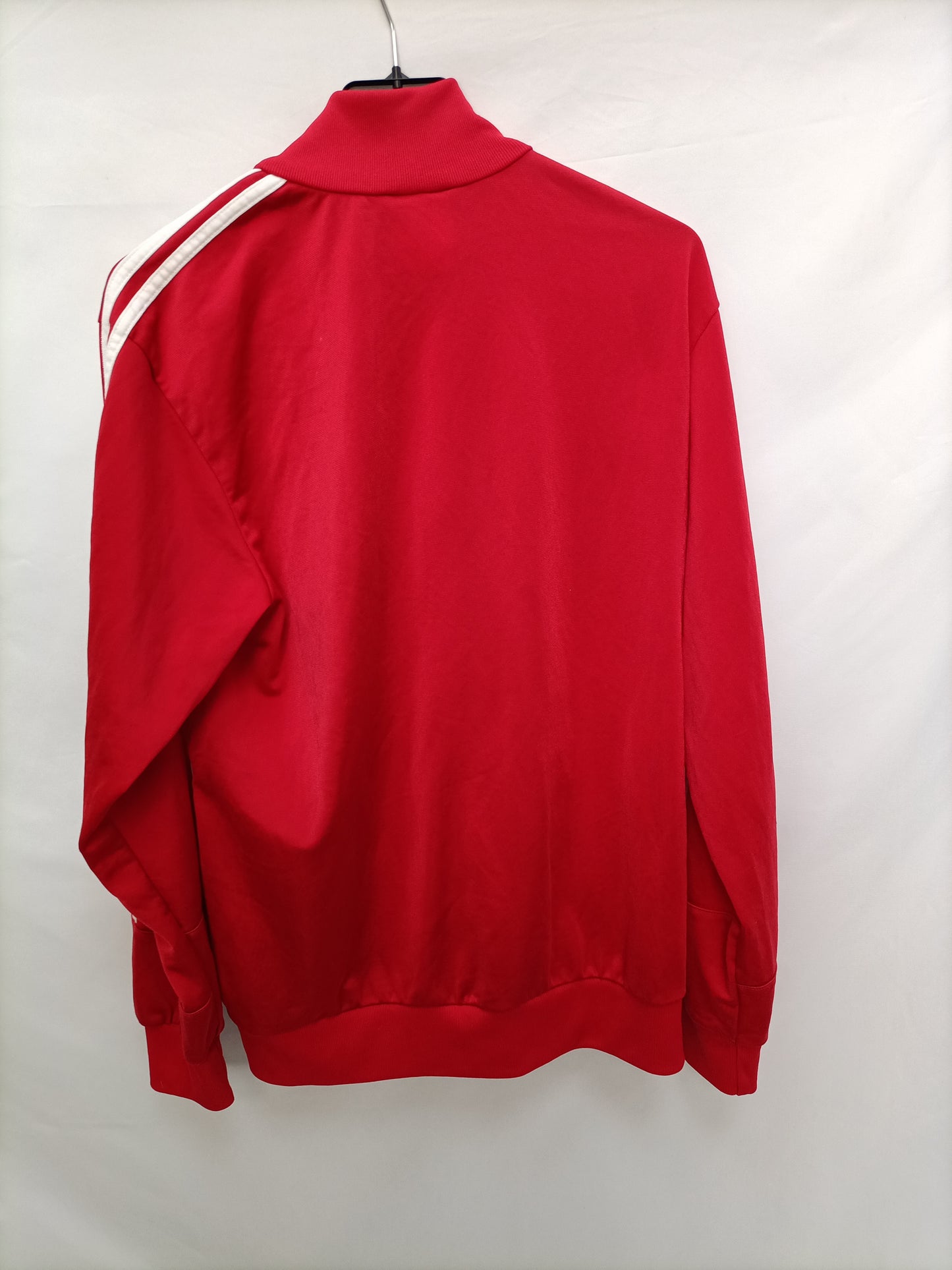 ADIDAS. Red striped sweatshirt Ts
