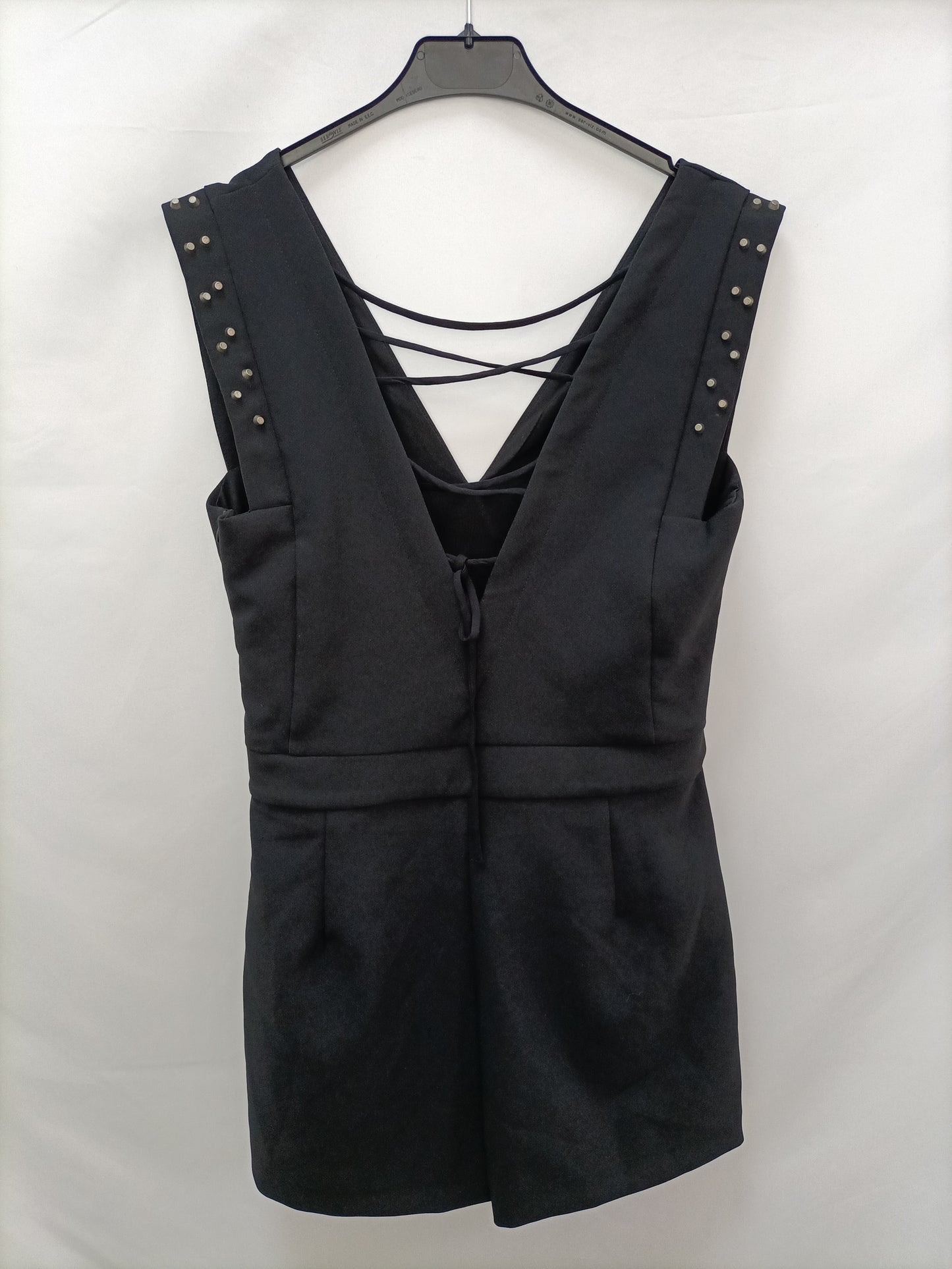 ZARA. Black pleated jumpsuit TM