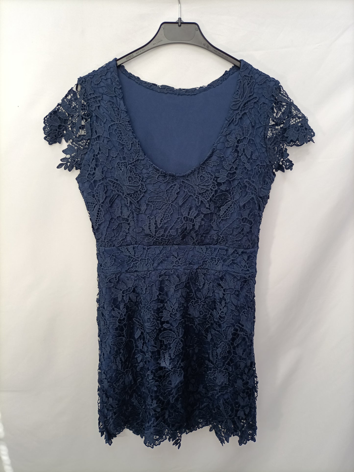 AMICHI. Blue lace dress