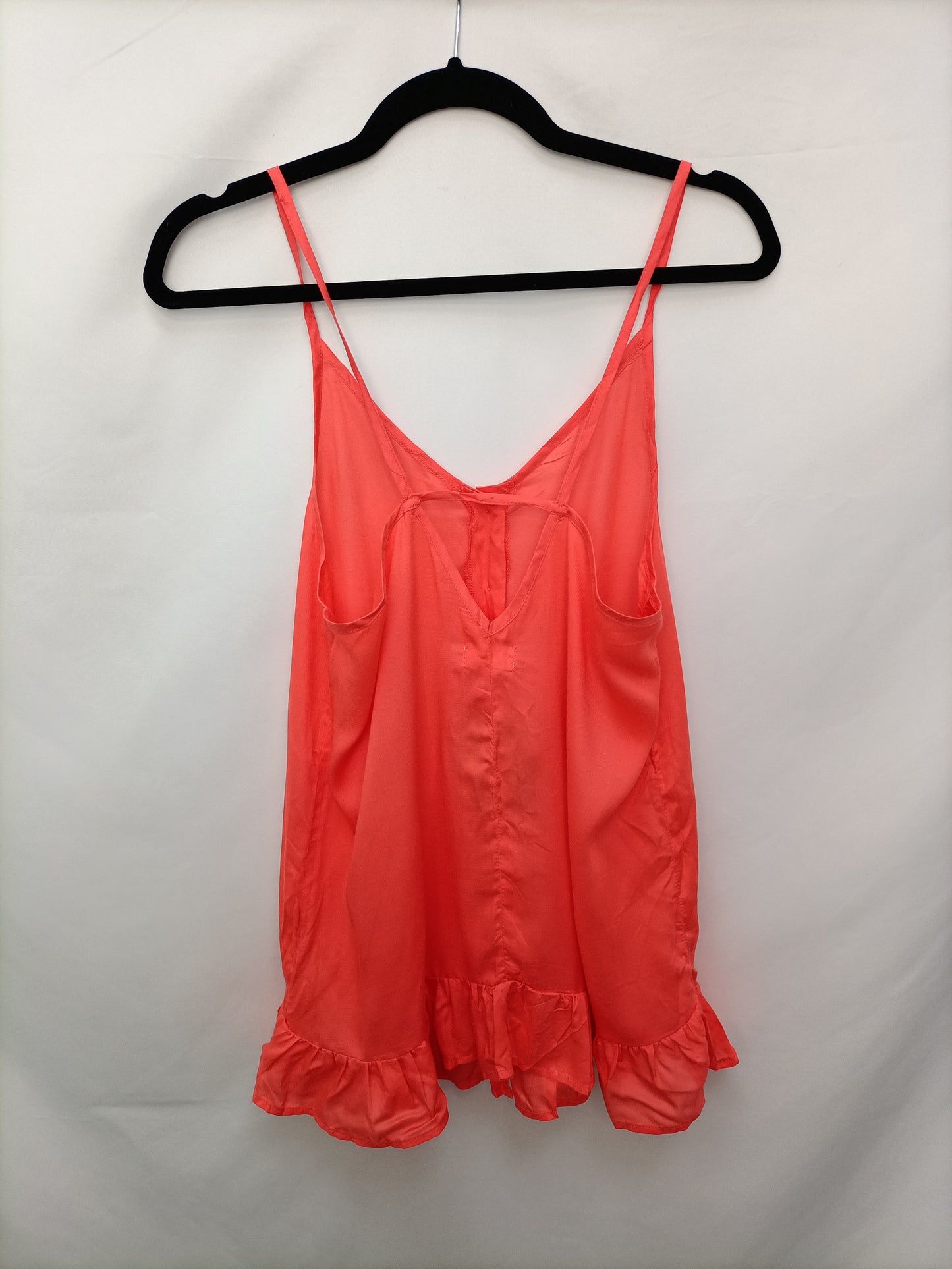 AMICHI. Orange strappy top