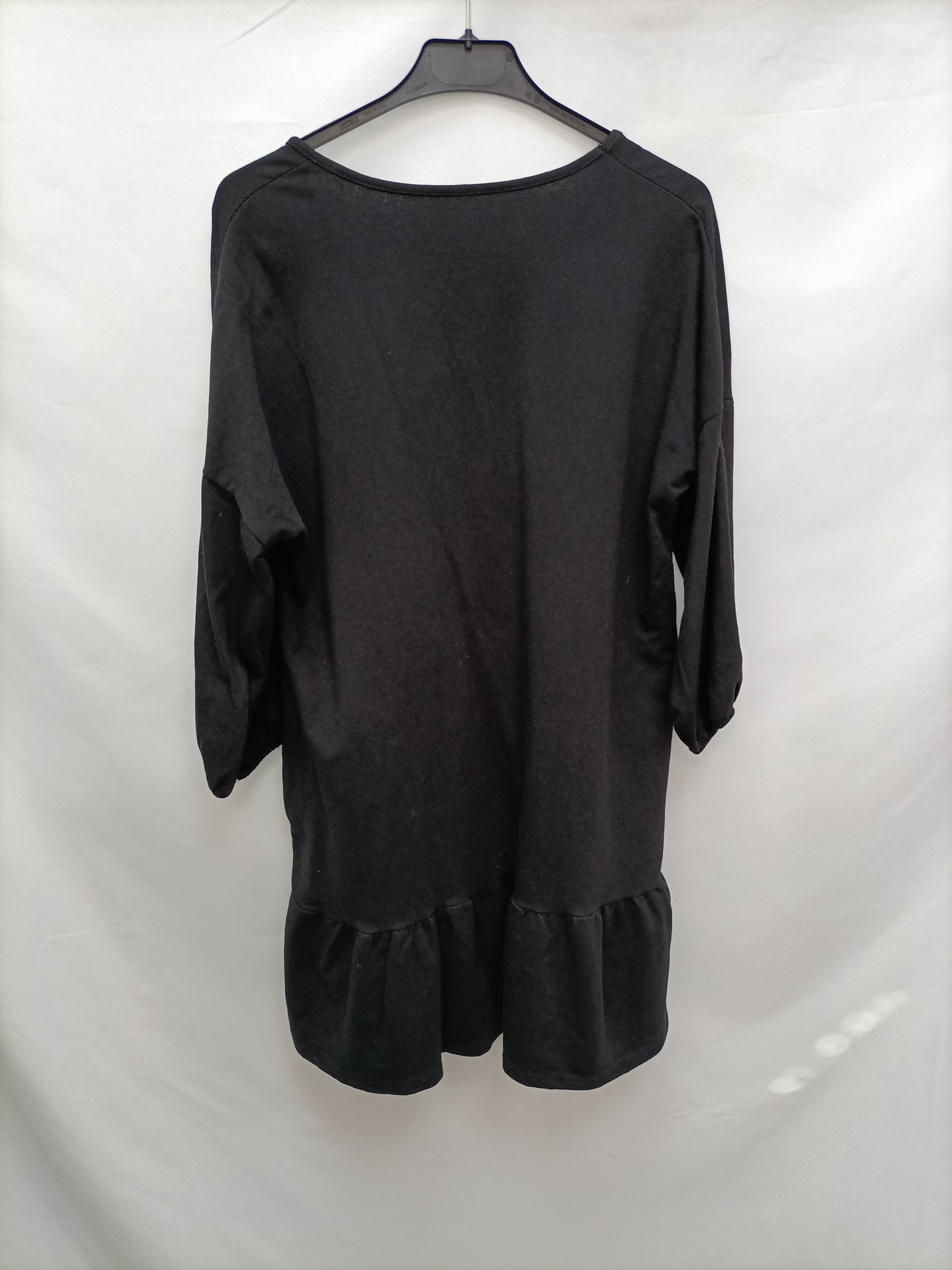 OTRAS. Vestido corto negro T.u (m)