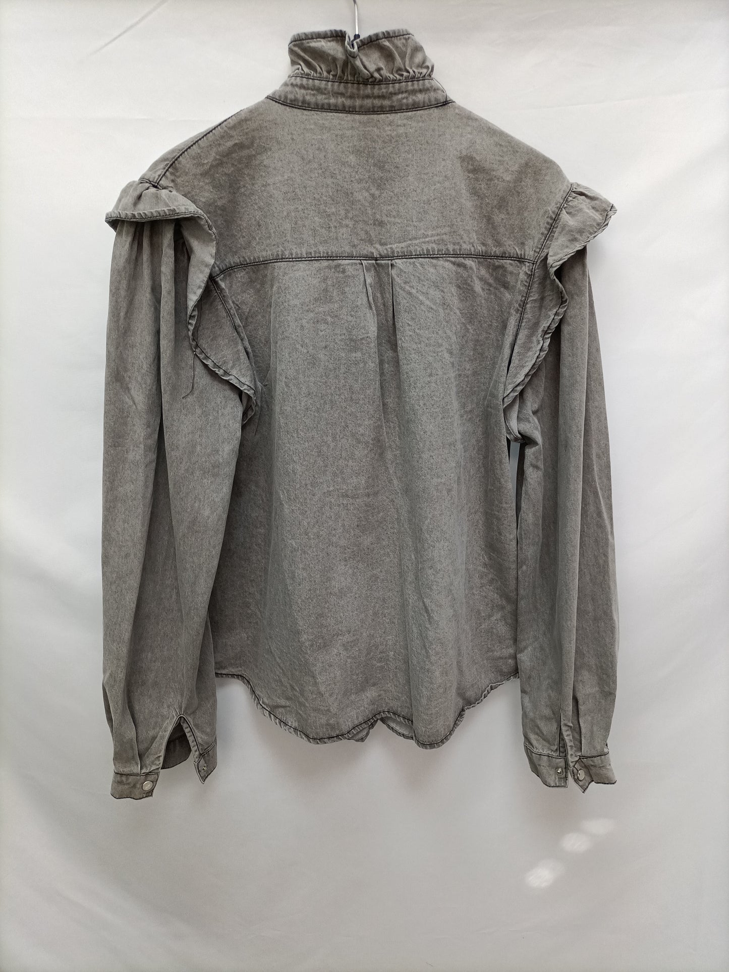 OTRAS. Camisa denim gris T.l