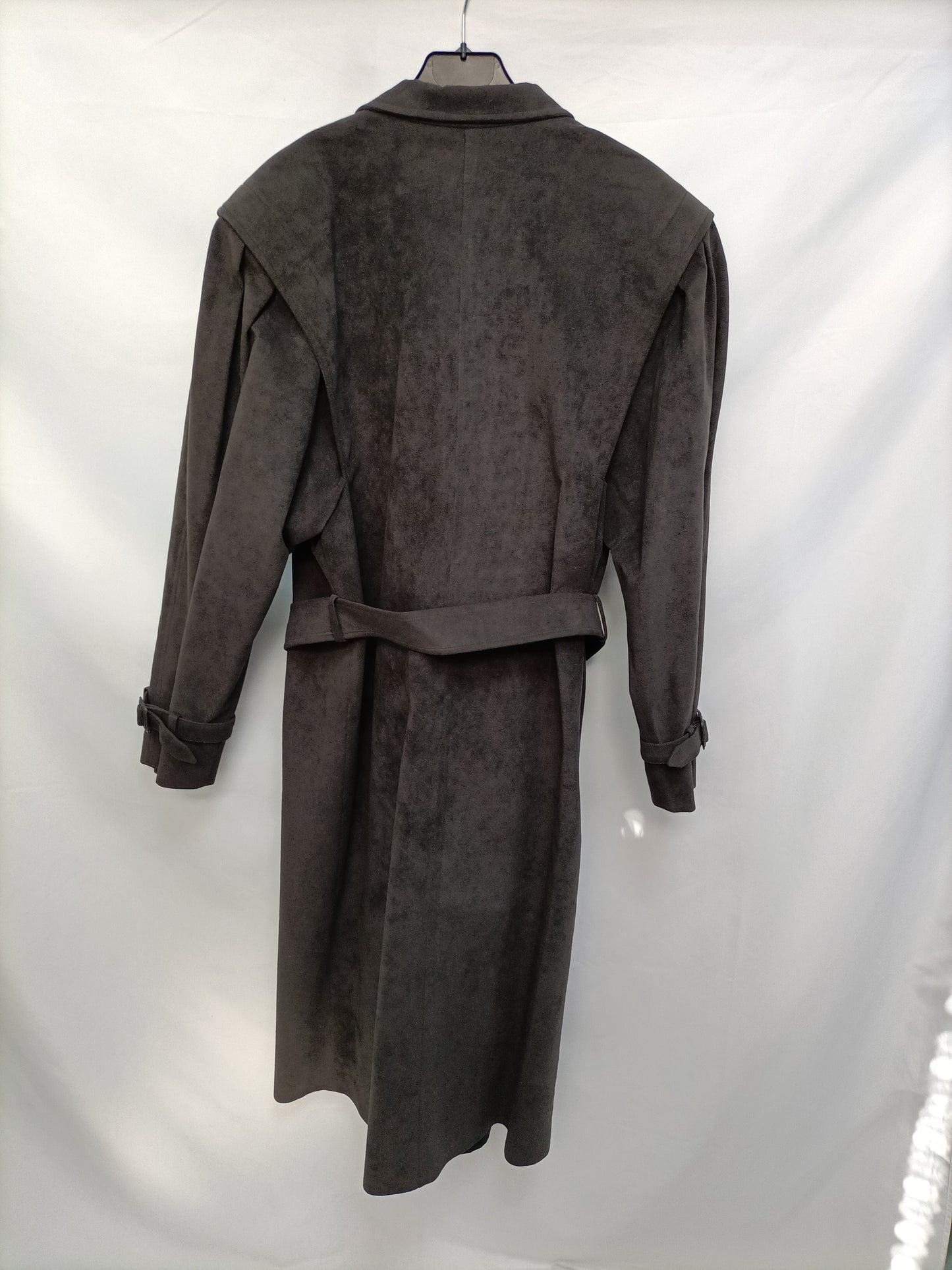 BURBERRY. Gabardina gris vintage T.40