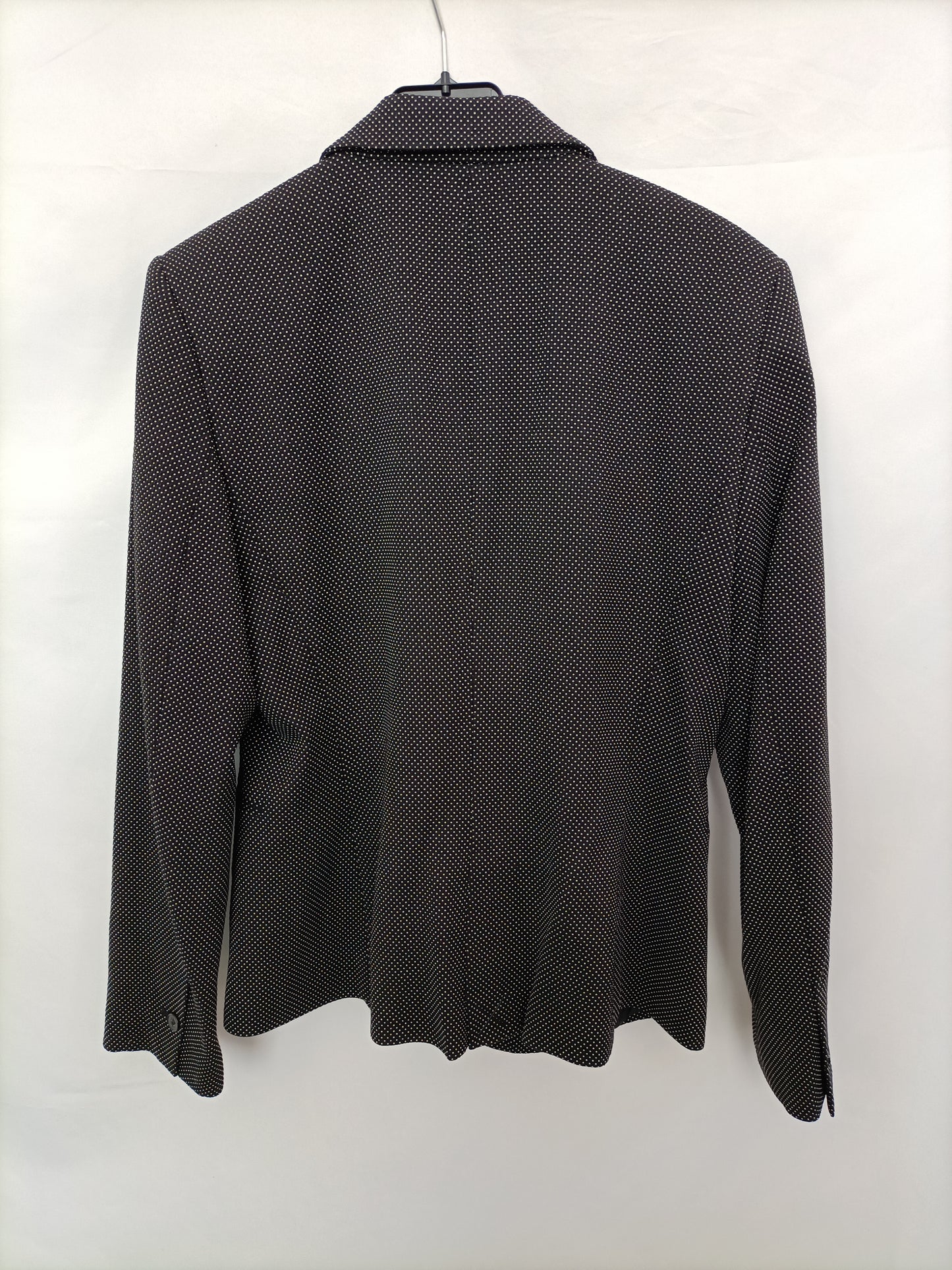 ZARA. Blazer negra topitos T.40