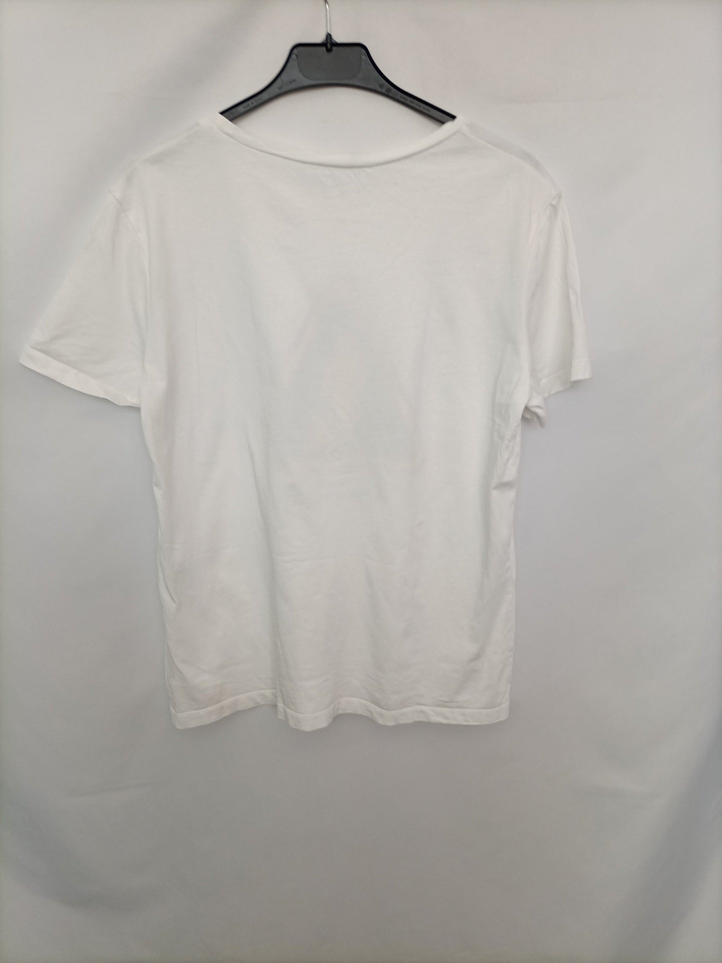 ZARA. Camiseta blanca señal T.m