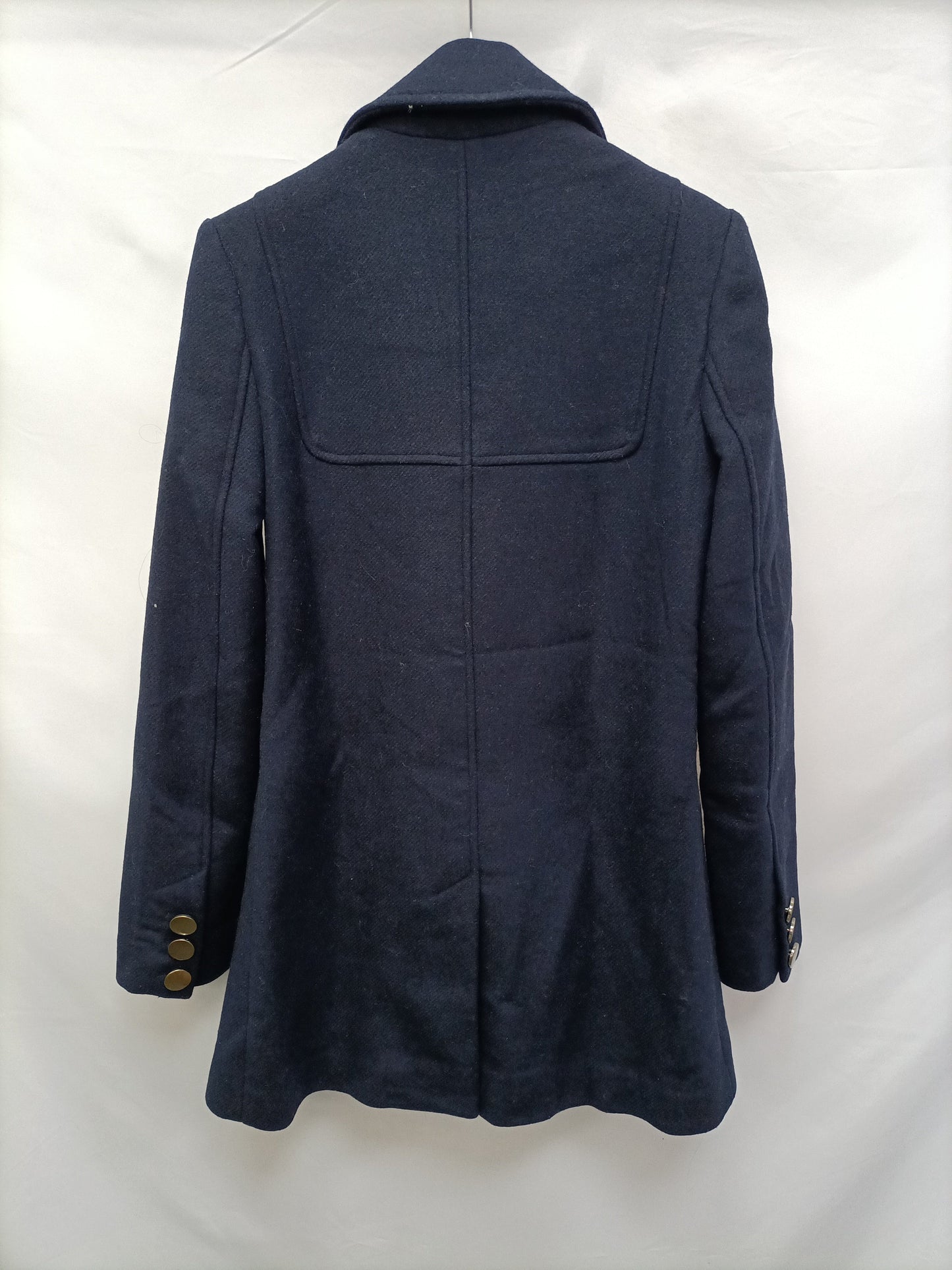 ASOS. Abrigo cruzado azul T.34