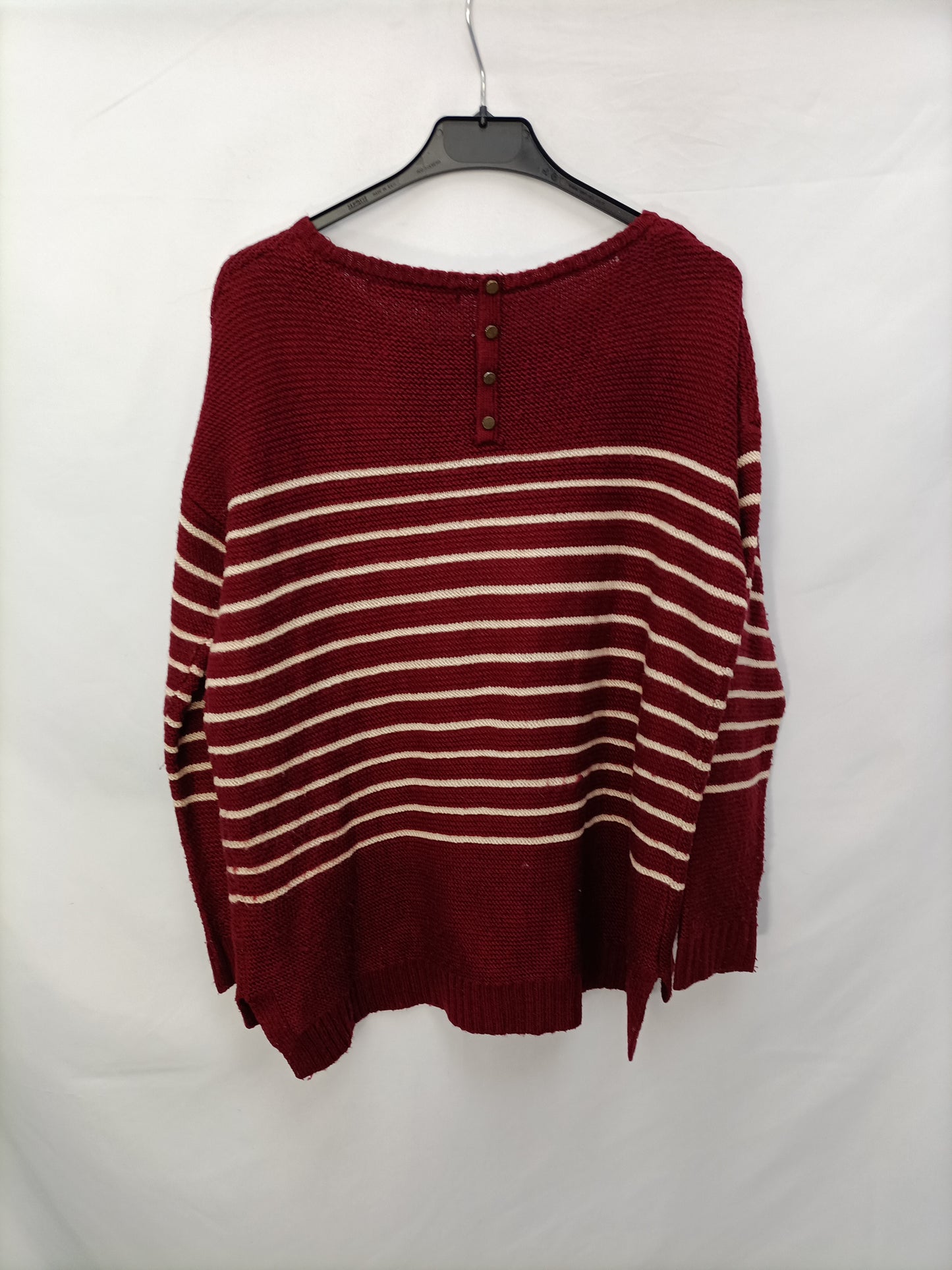 SFERA. Jersey burdeos rayasT.m