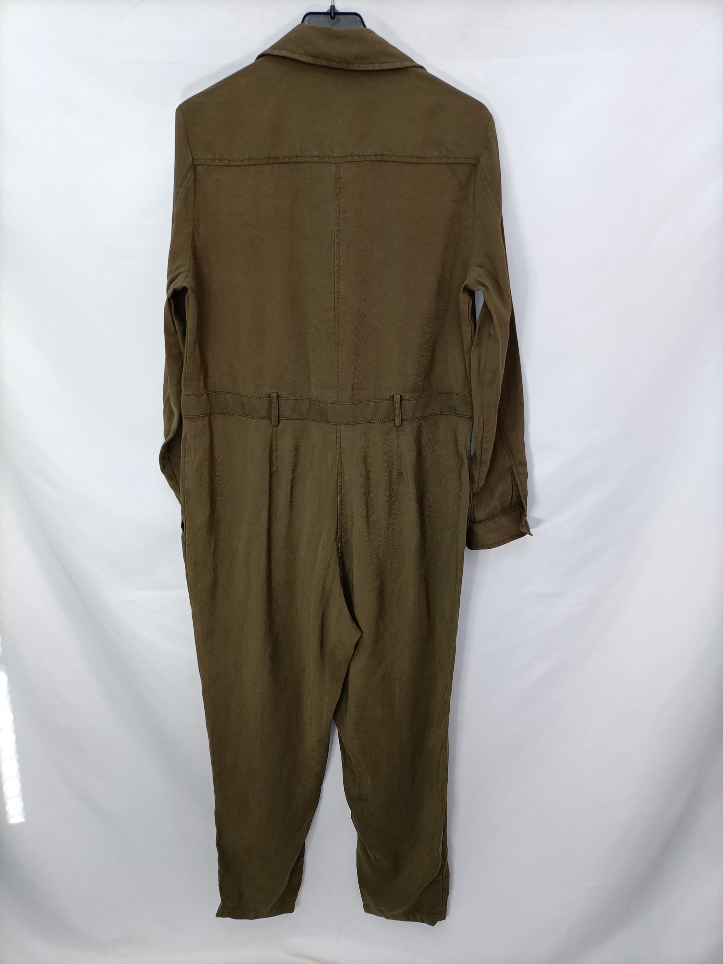 BANANA REPUBLIC. Mono verde fluido T.10(46)