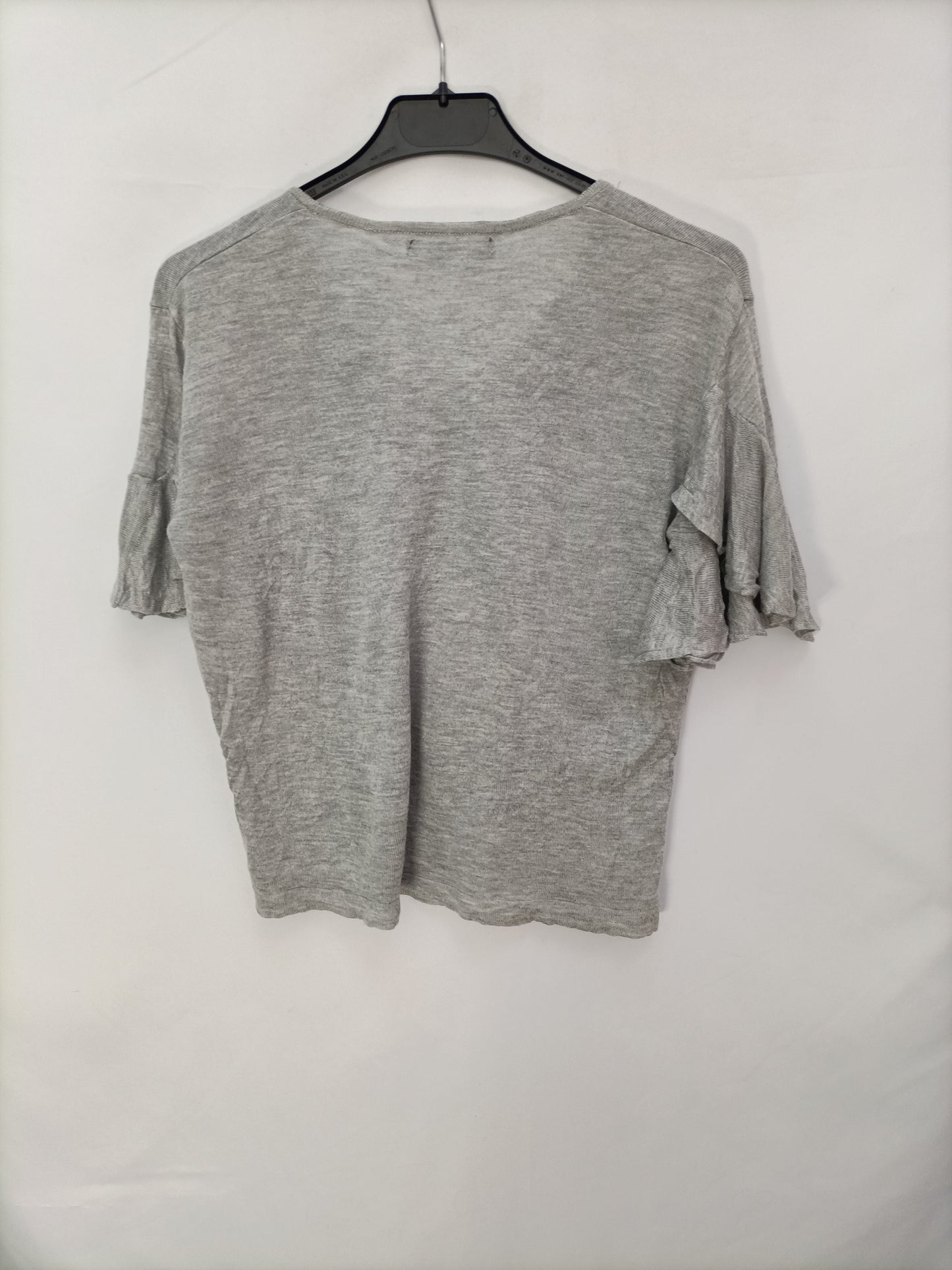 MANGO. Top gris finito T.s