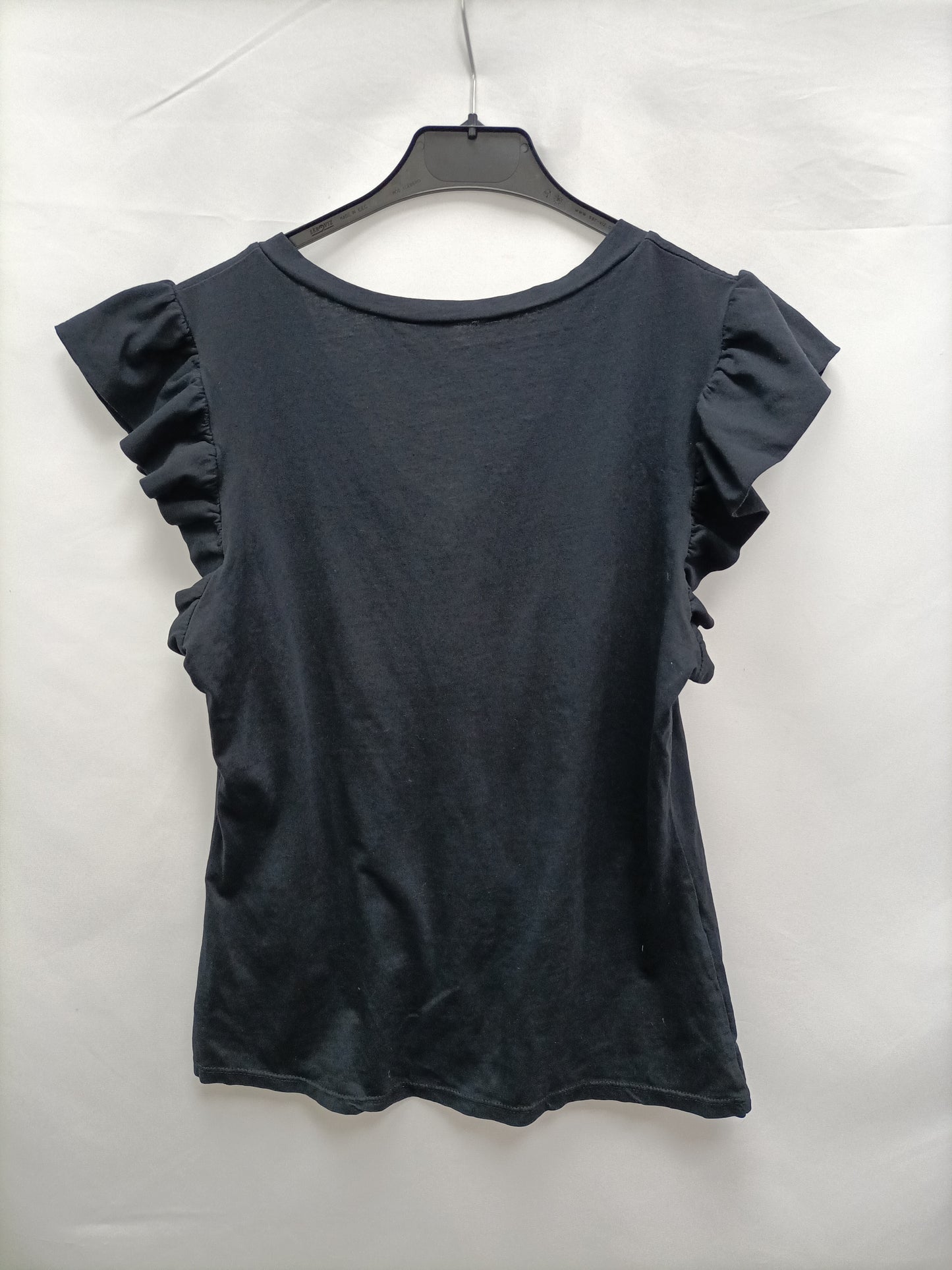 SOMETHING PRETTY. Blue ruffled T-shirt S.3(l)