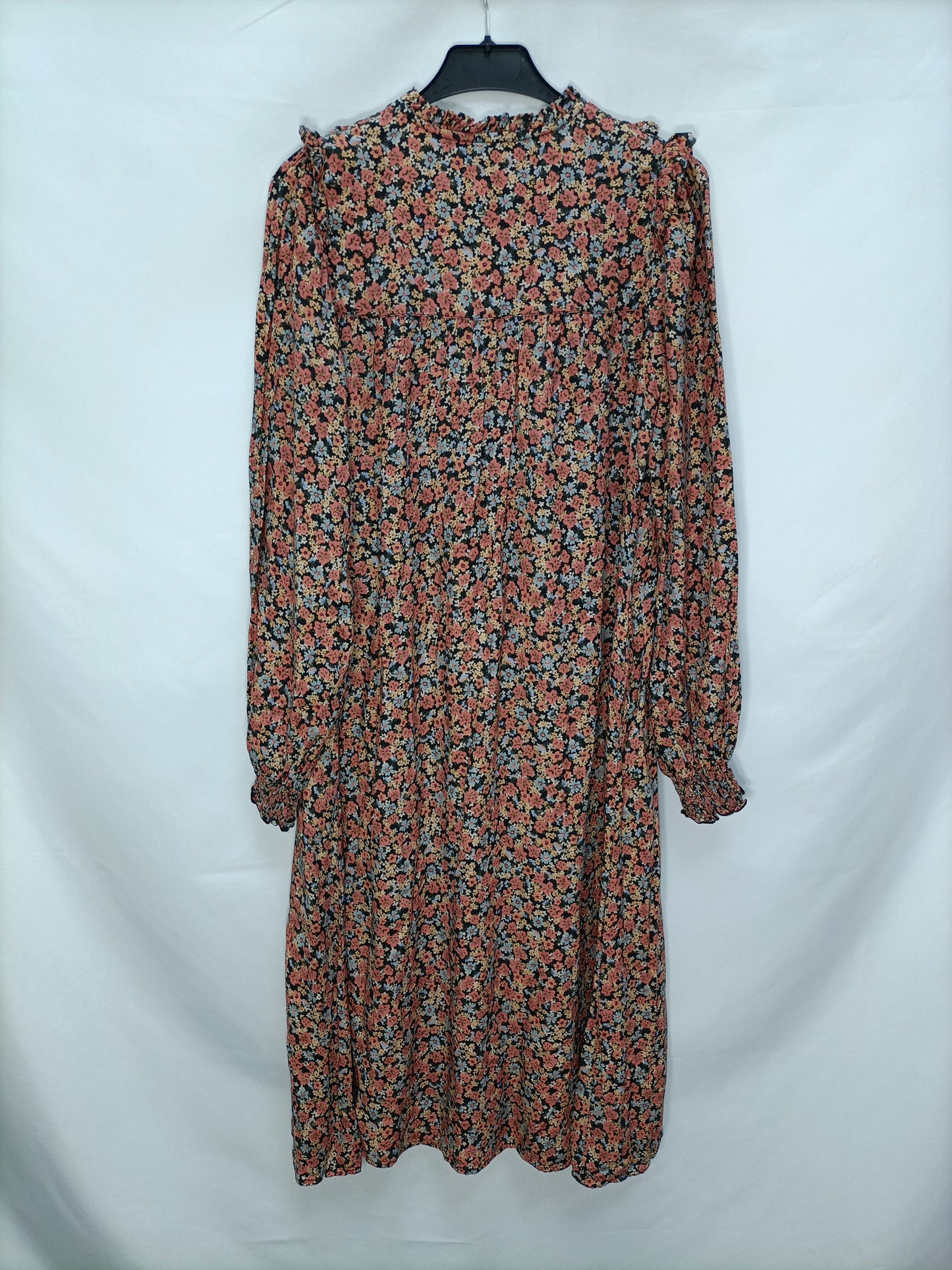 KOTIDIANO. Vestido midi flores T.m