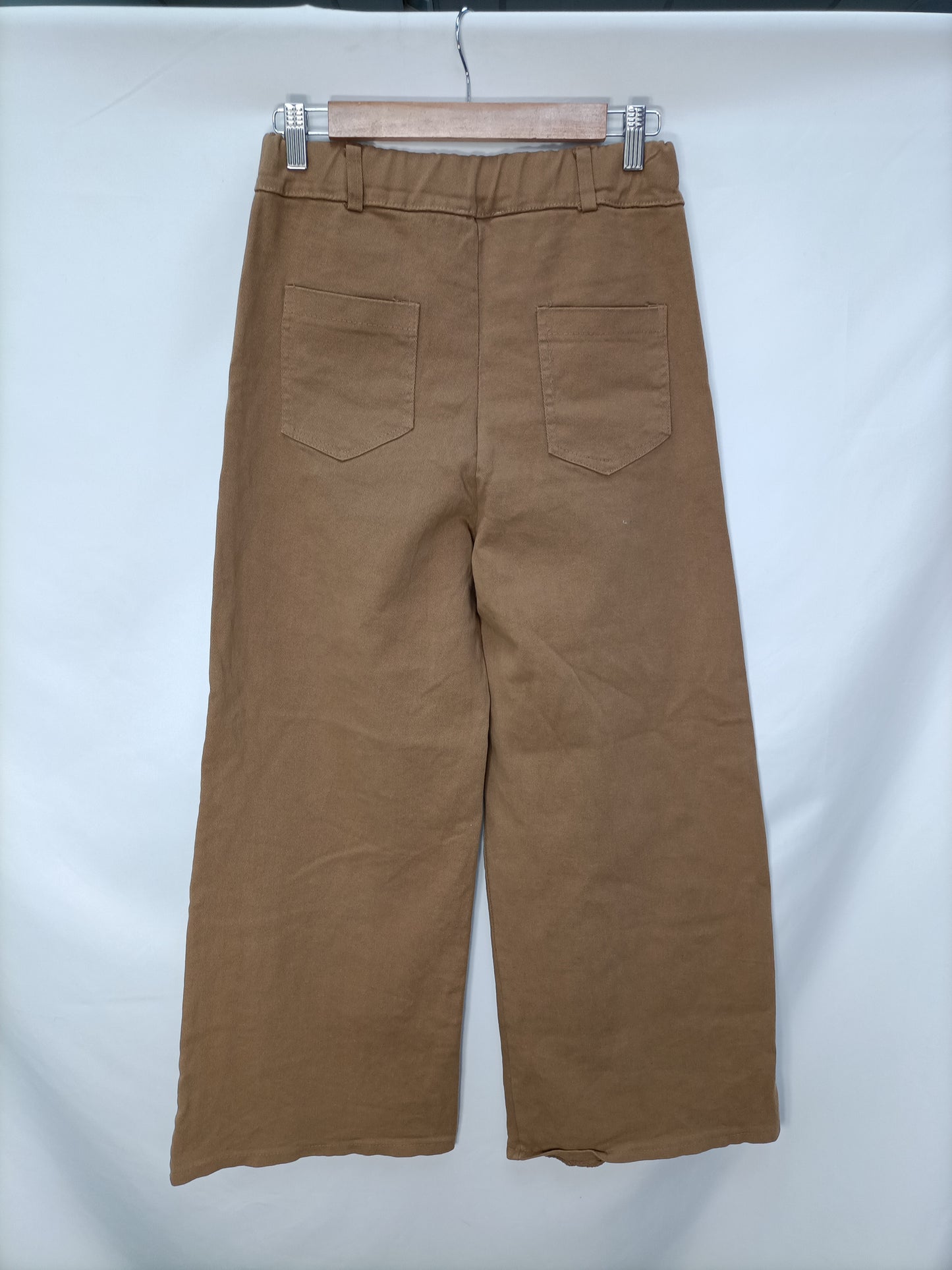 TACATUCA. Pantalón ancho camel T.l