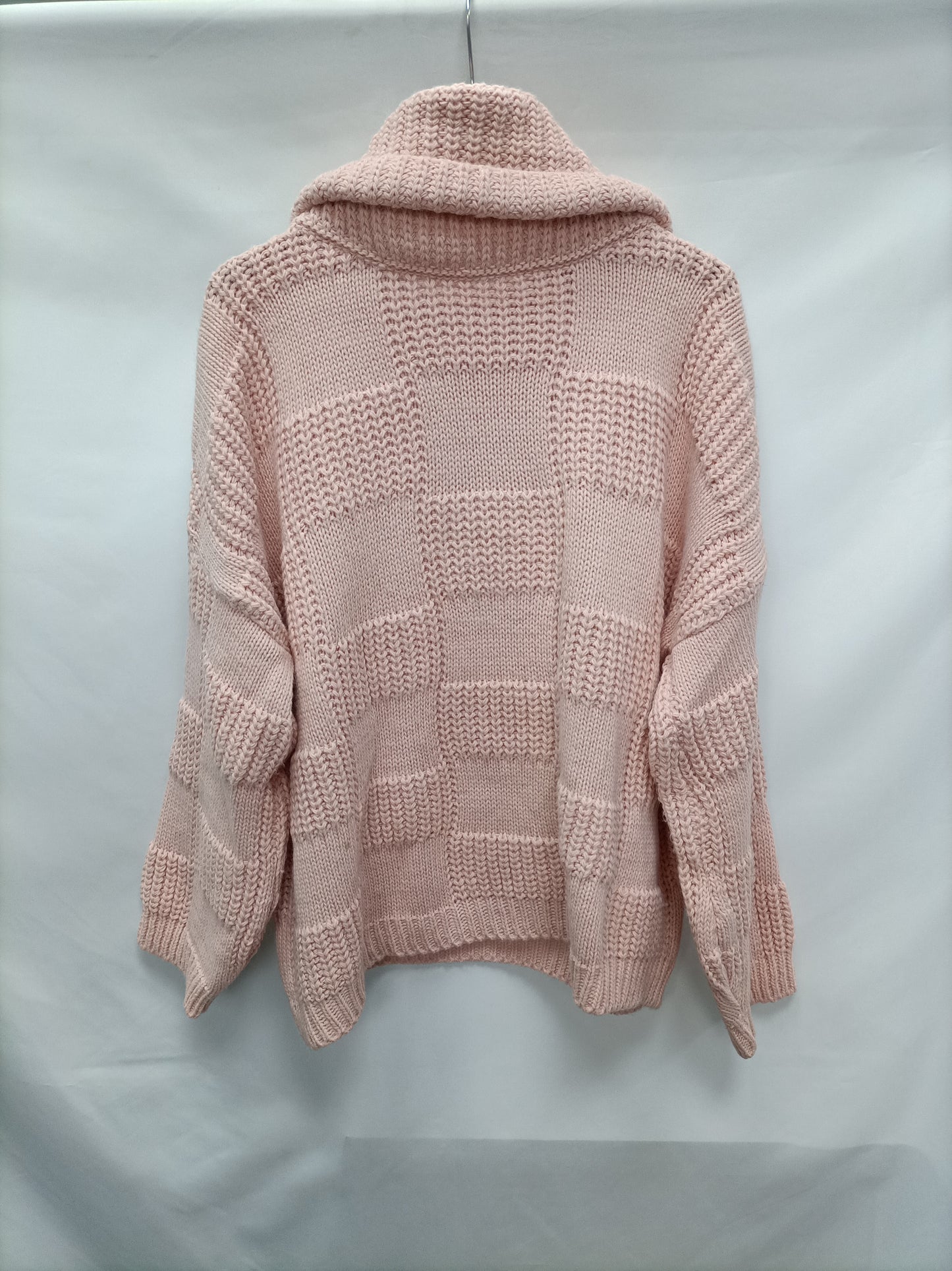 Paula.OTRAS. Jersey rosa cuadro T.u (s)