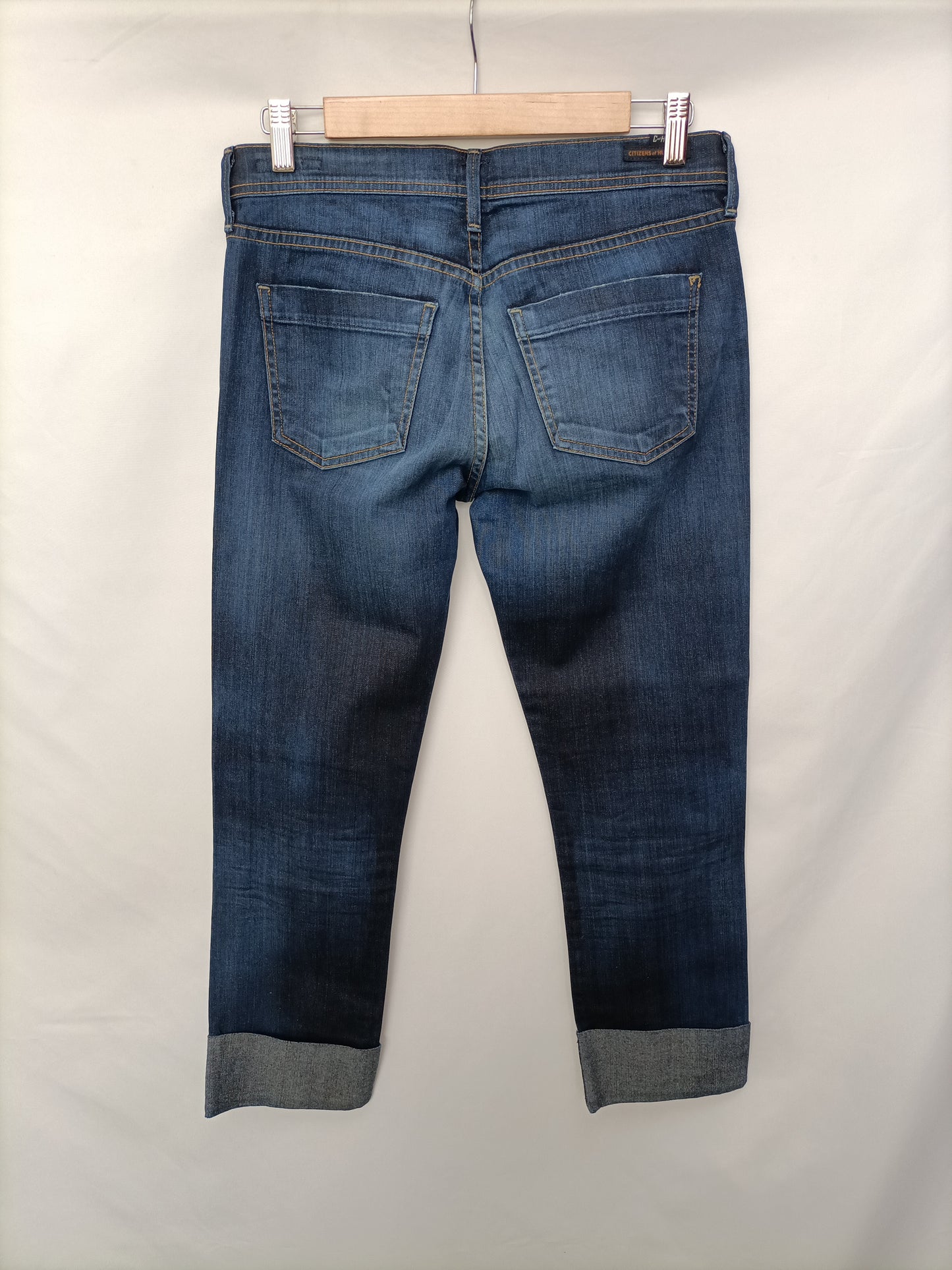 CINTIZENS. Distressed trousers with a hemline in size 40