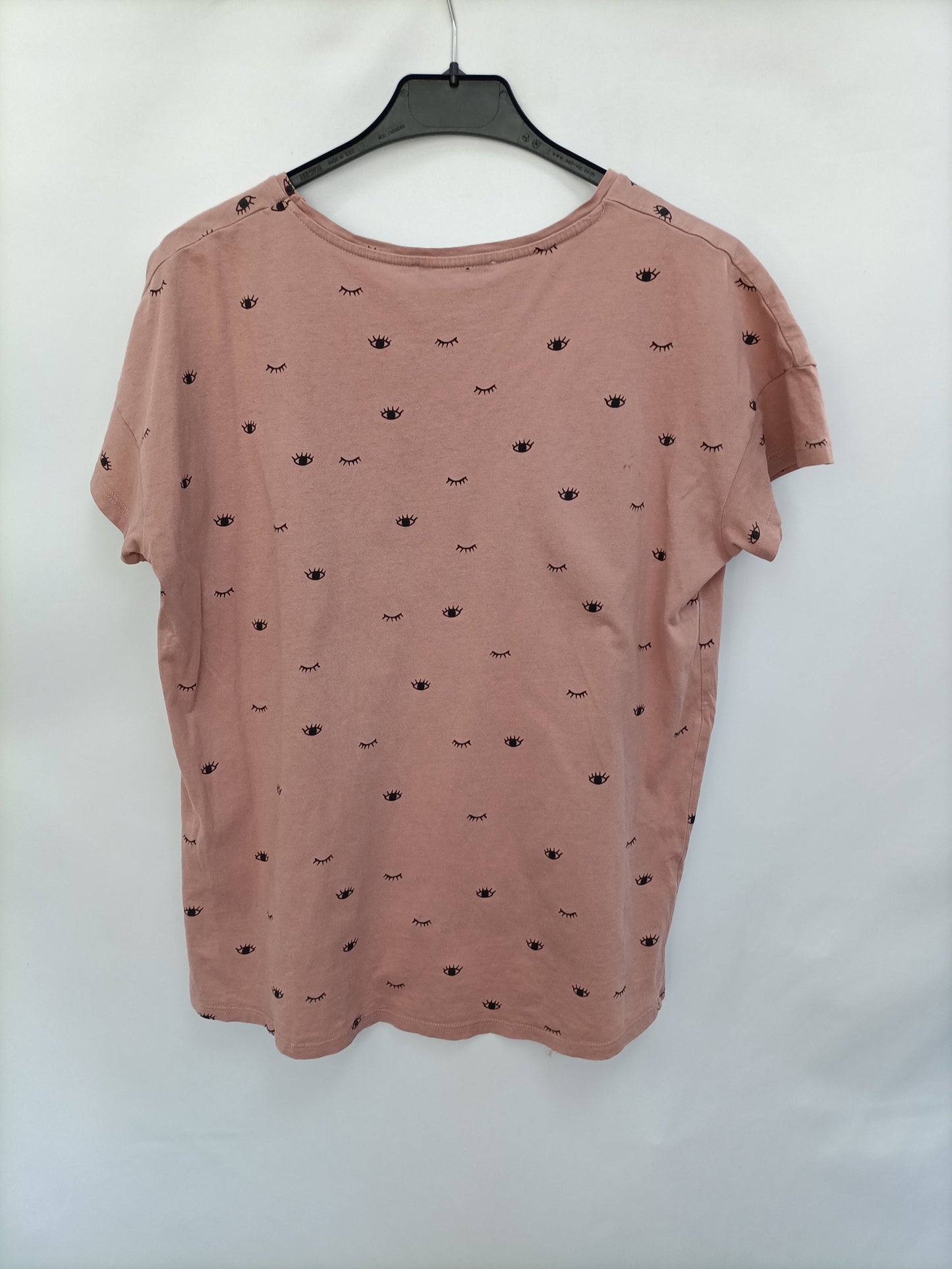 MANGO. Camiseta ojos T.m