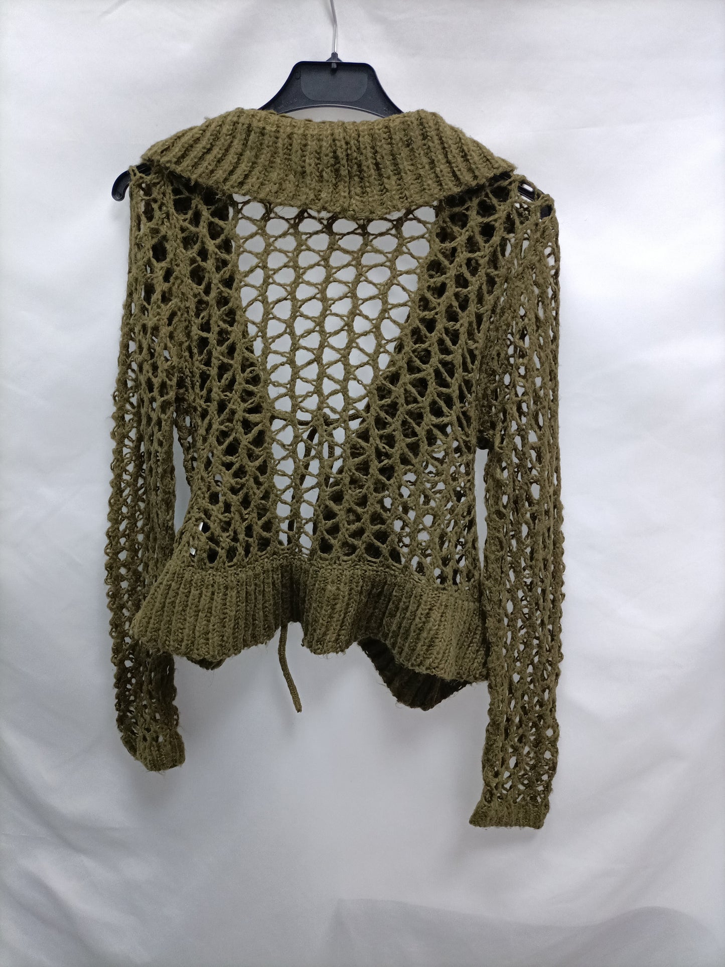 OTRAS. Chaqueta verde troqueladaT.u(s)