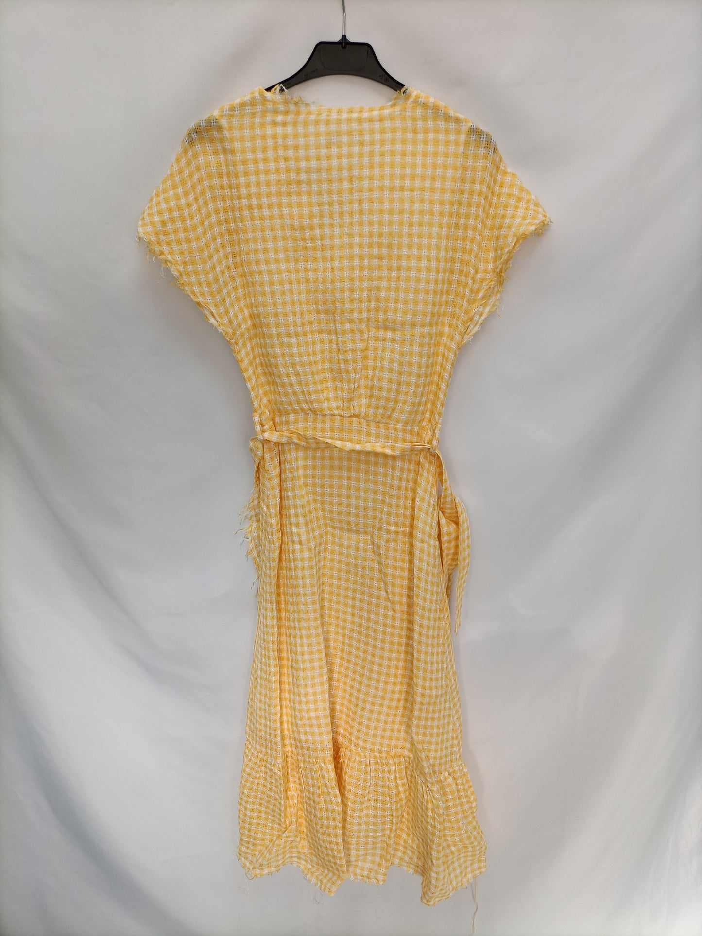 SCALPERS.Vestido cruzado amarillo T.s