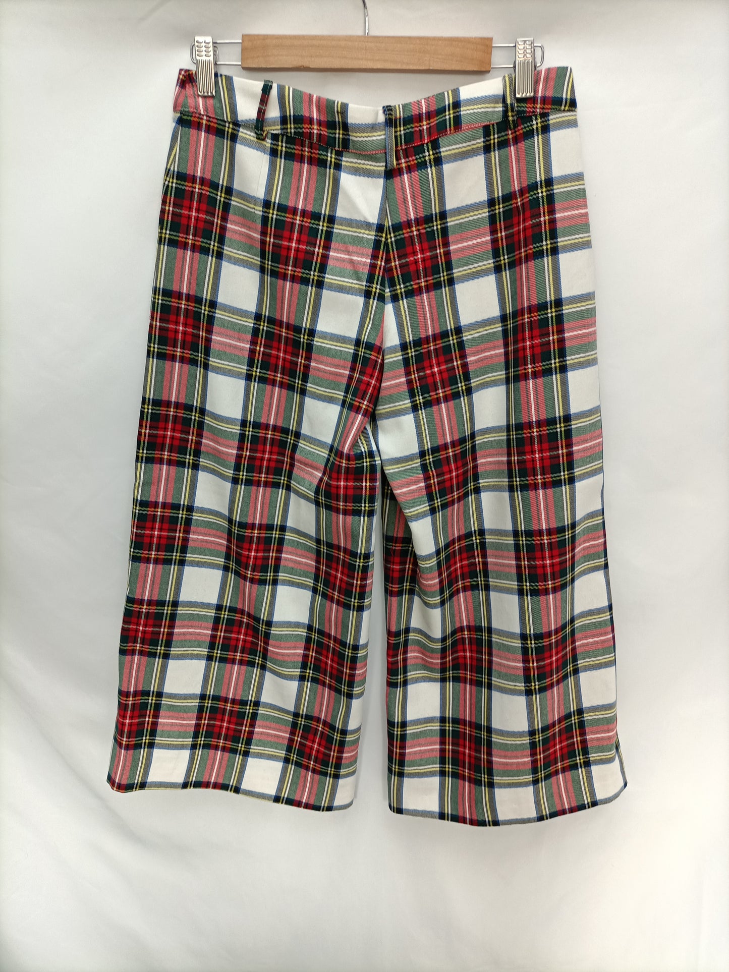 COOSY. Pantalón cuadros escoceses T.38