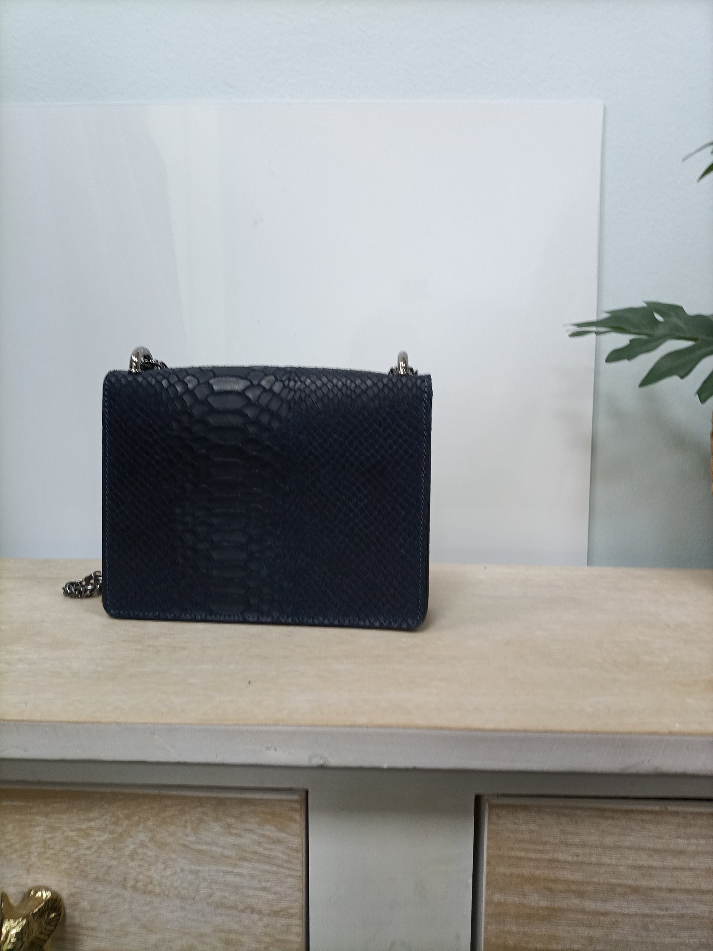 OTRAS.Bolso piel serpiente T.u