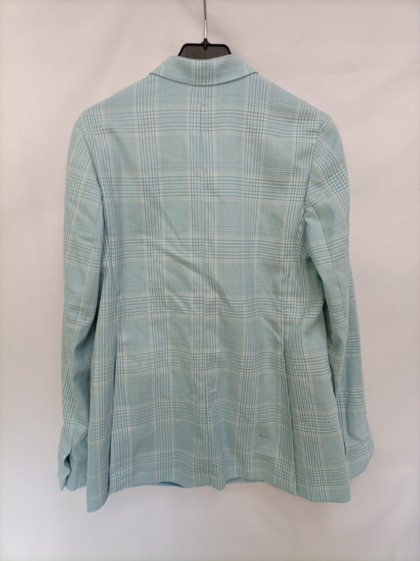 ESSENTIAL. Blue checked blazer, size 38