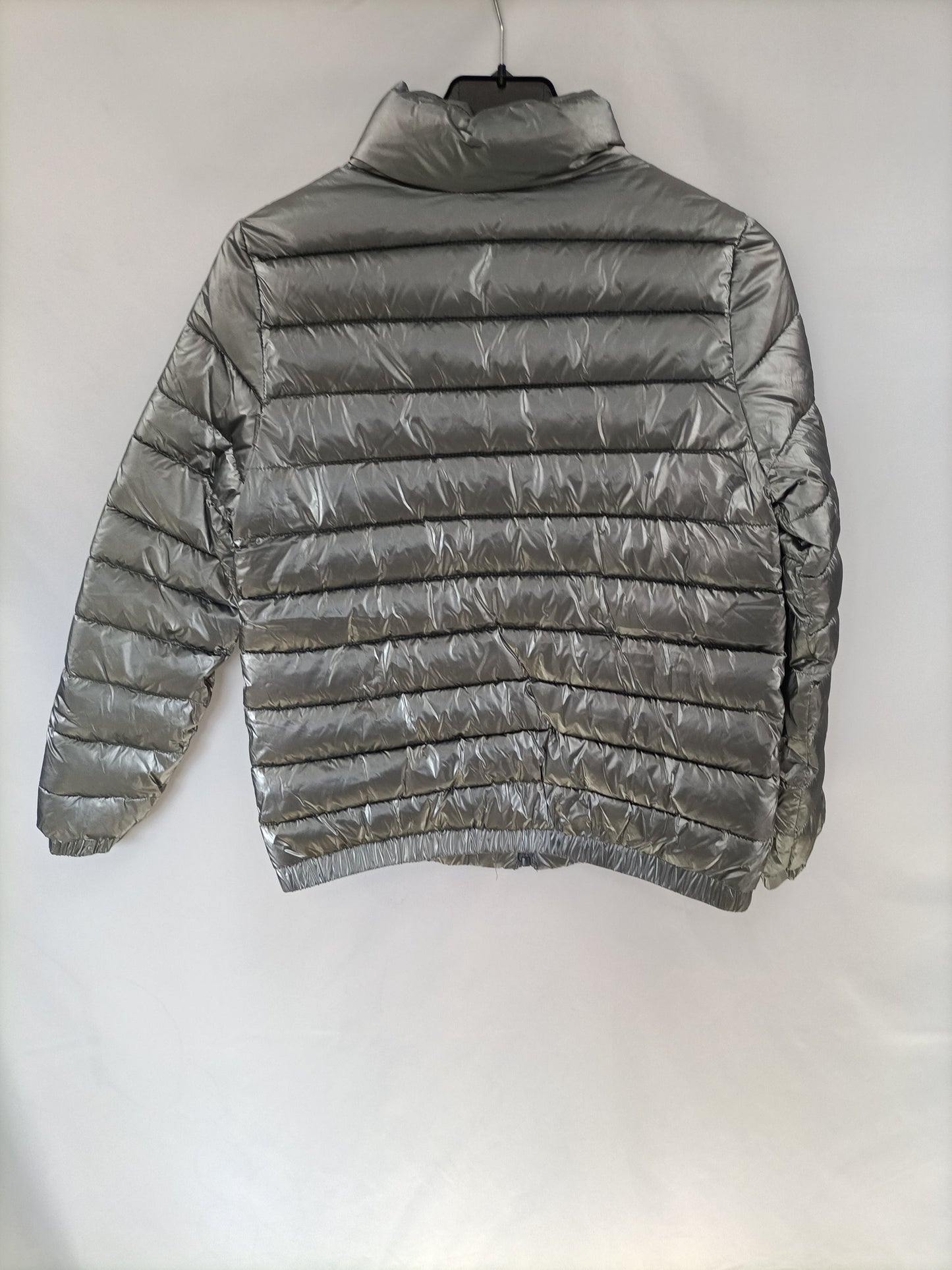 ZARA. Plumas plateado T.11/12