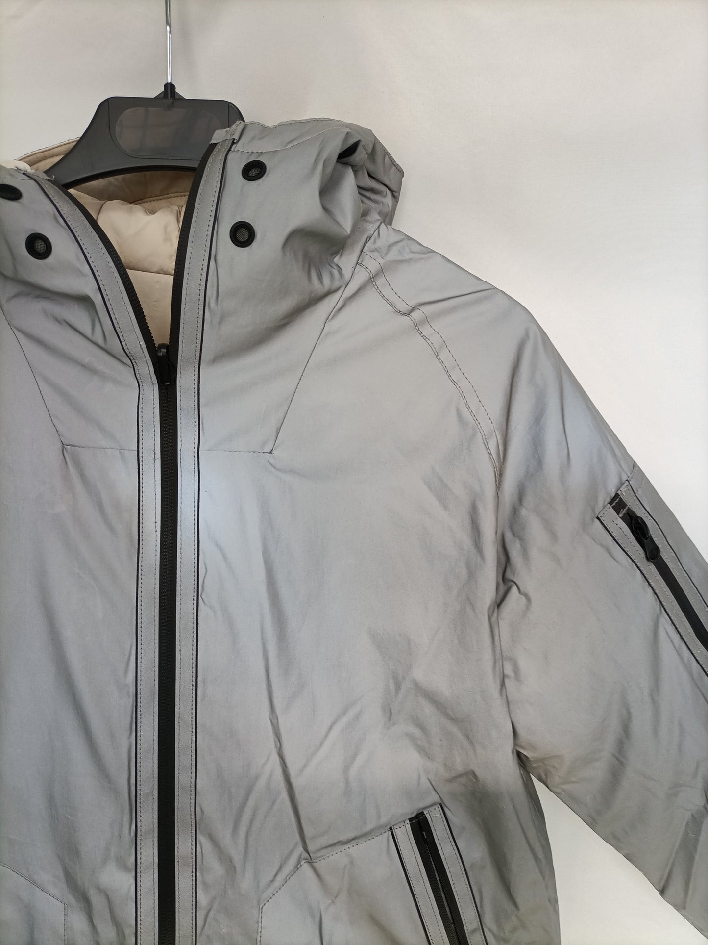 ZARA. Plumas reversible T.11/12