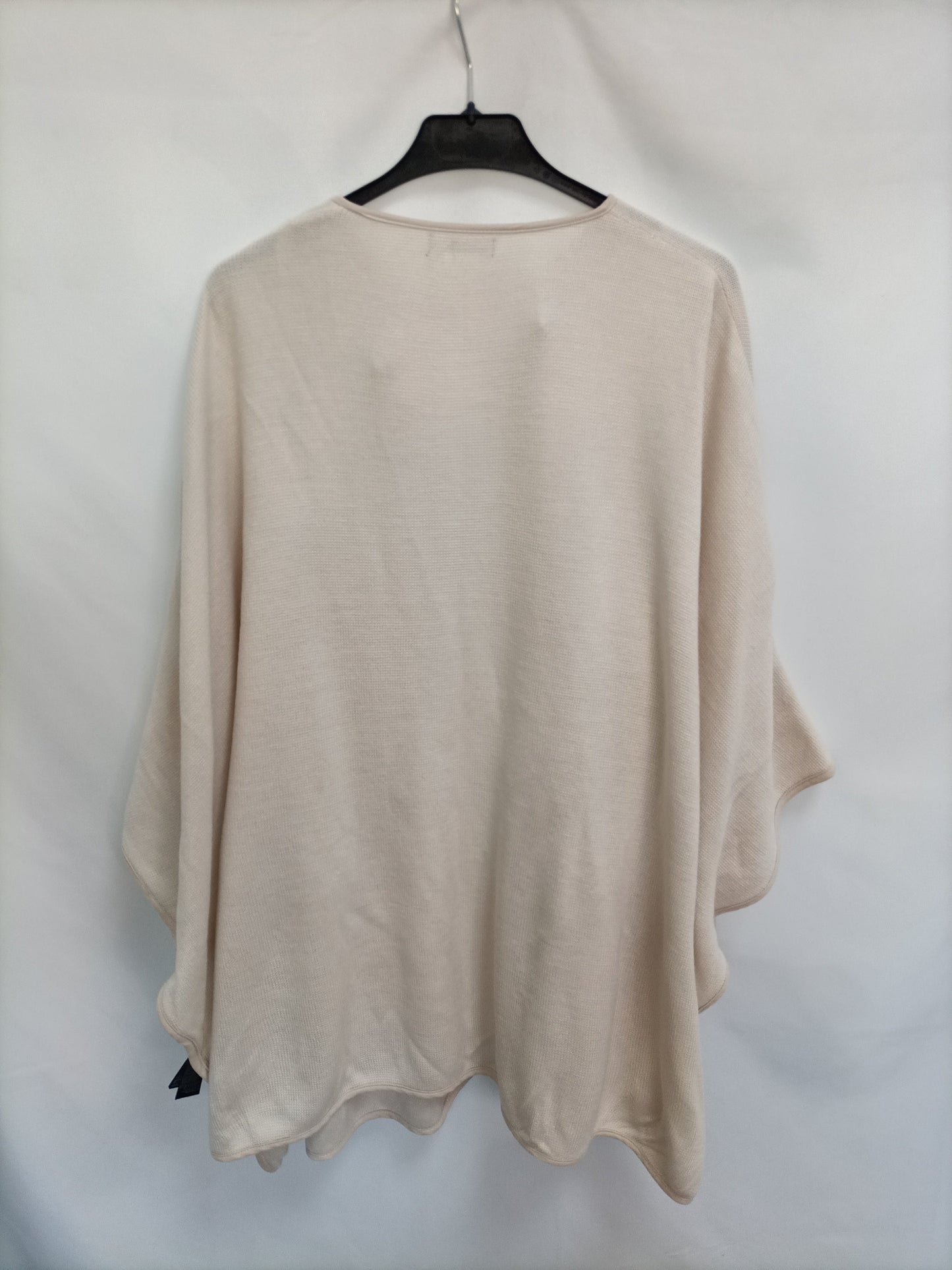 PARFOIS. Poncho de punto beige T.U