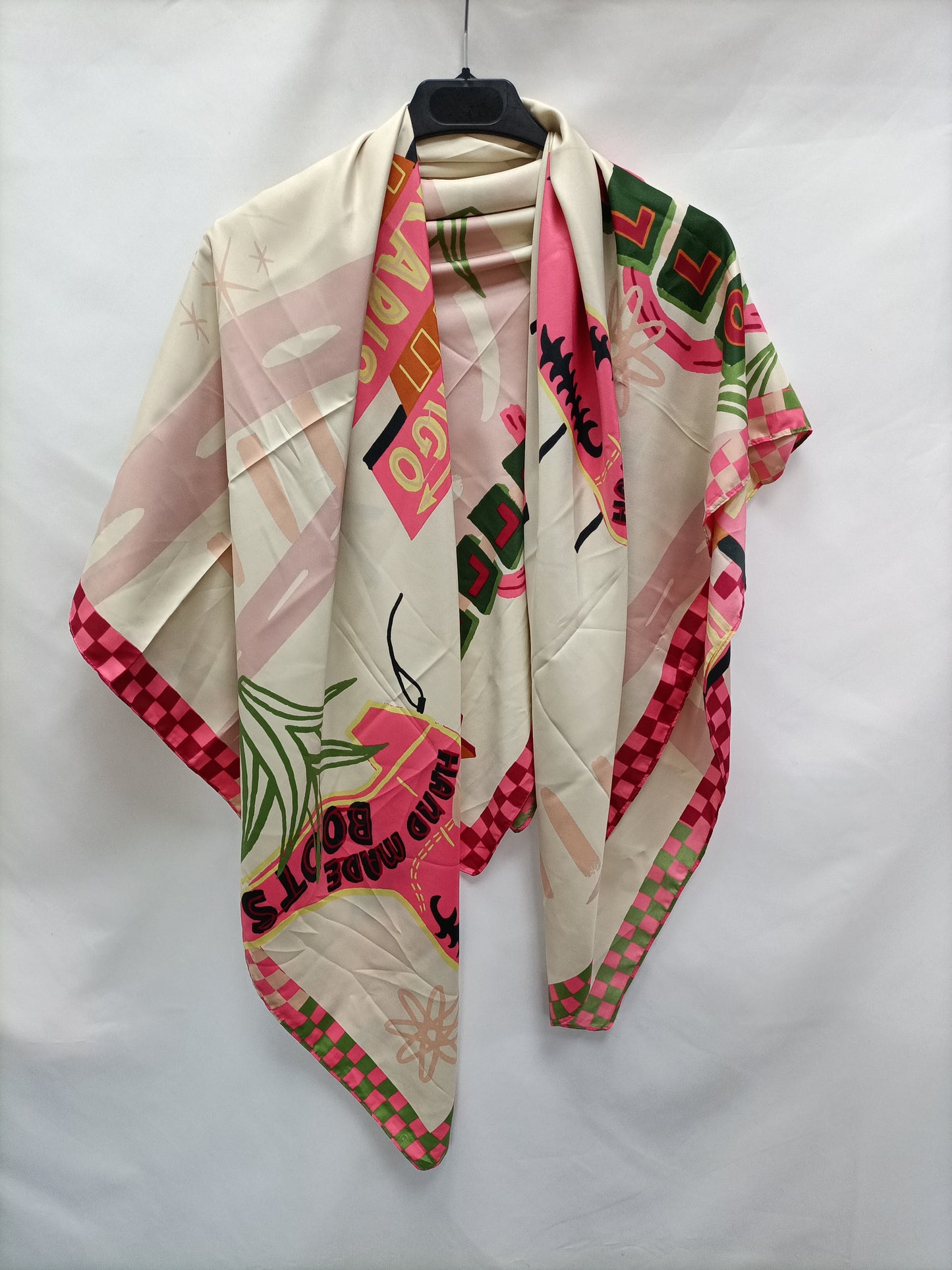 PARTLY. Hotel-print scarf